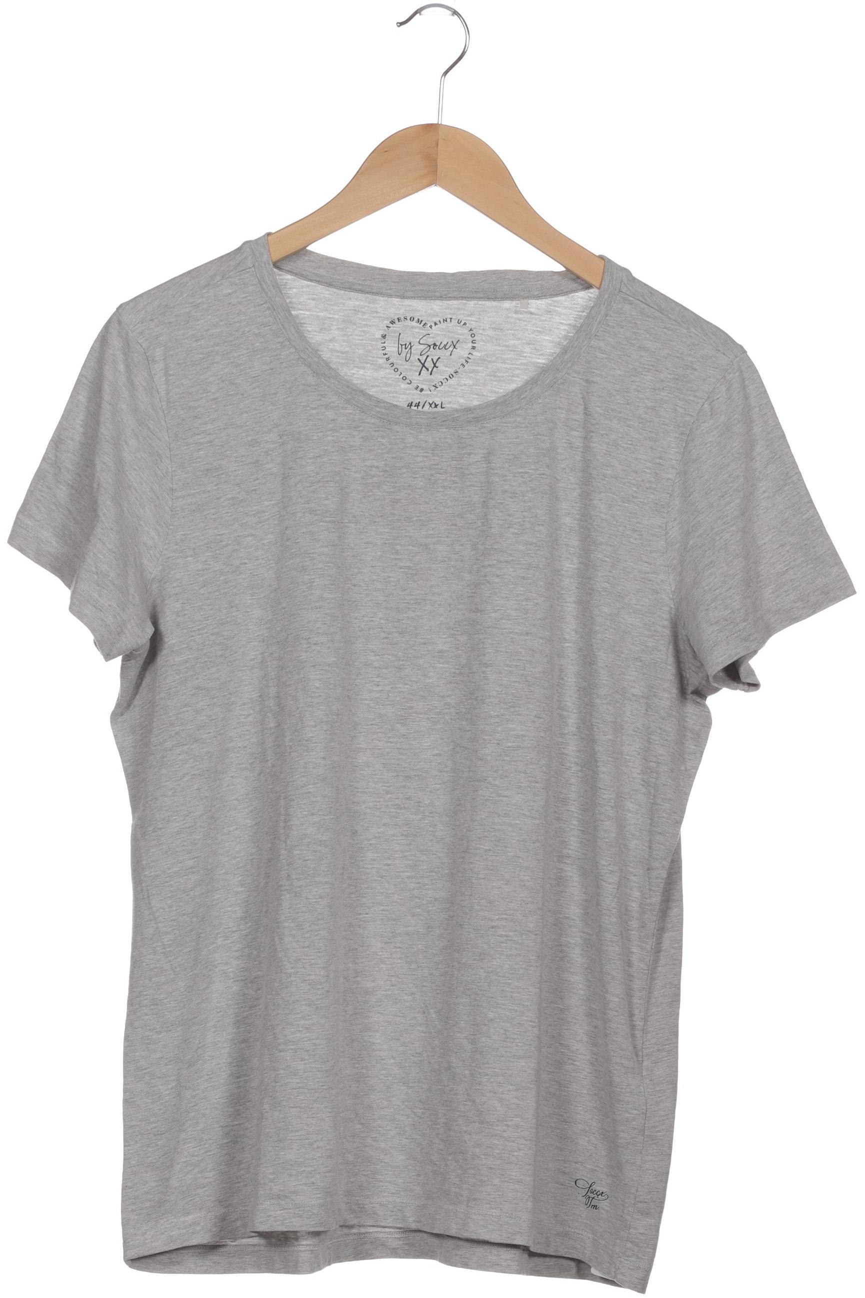 

Soccx Damen T-Shirt, grau, Gr. 46