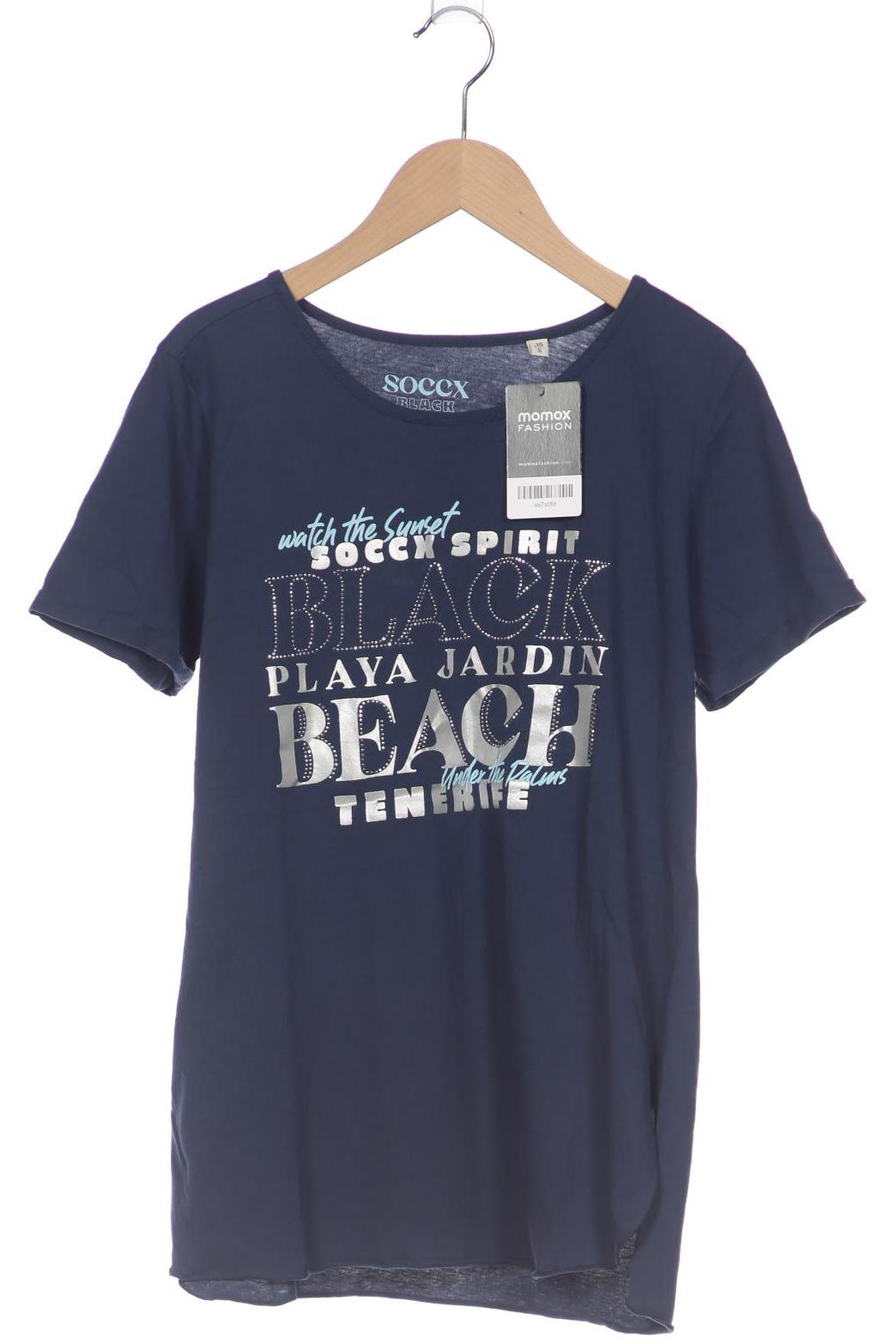 

Soccx Damen T-Shirt, marineblau, Gr. 36