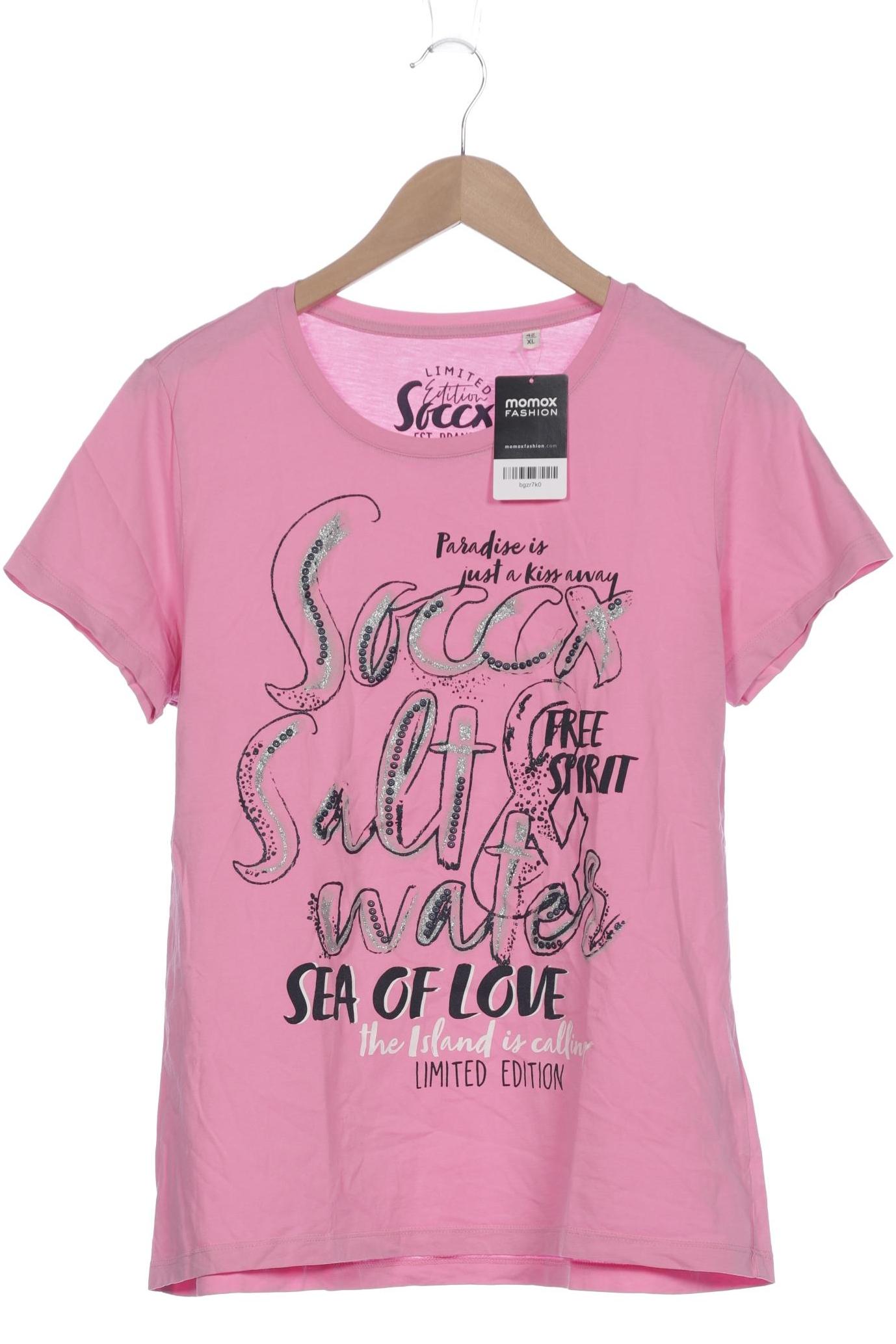 

Soccx Damen T-Shirt, pink, Gr. 42