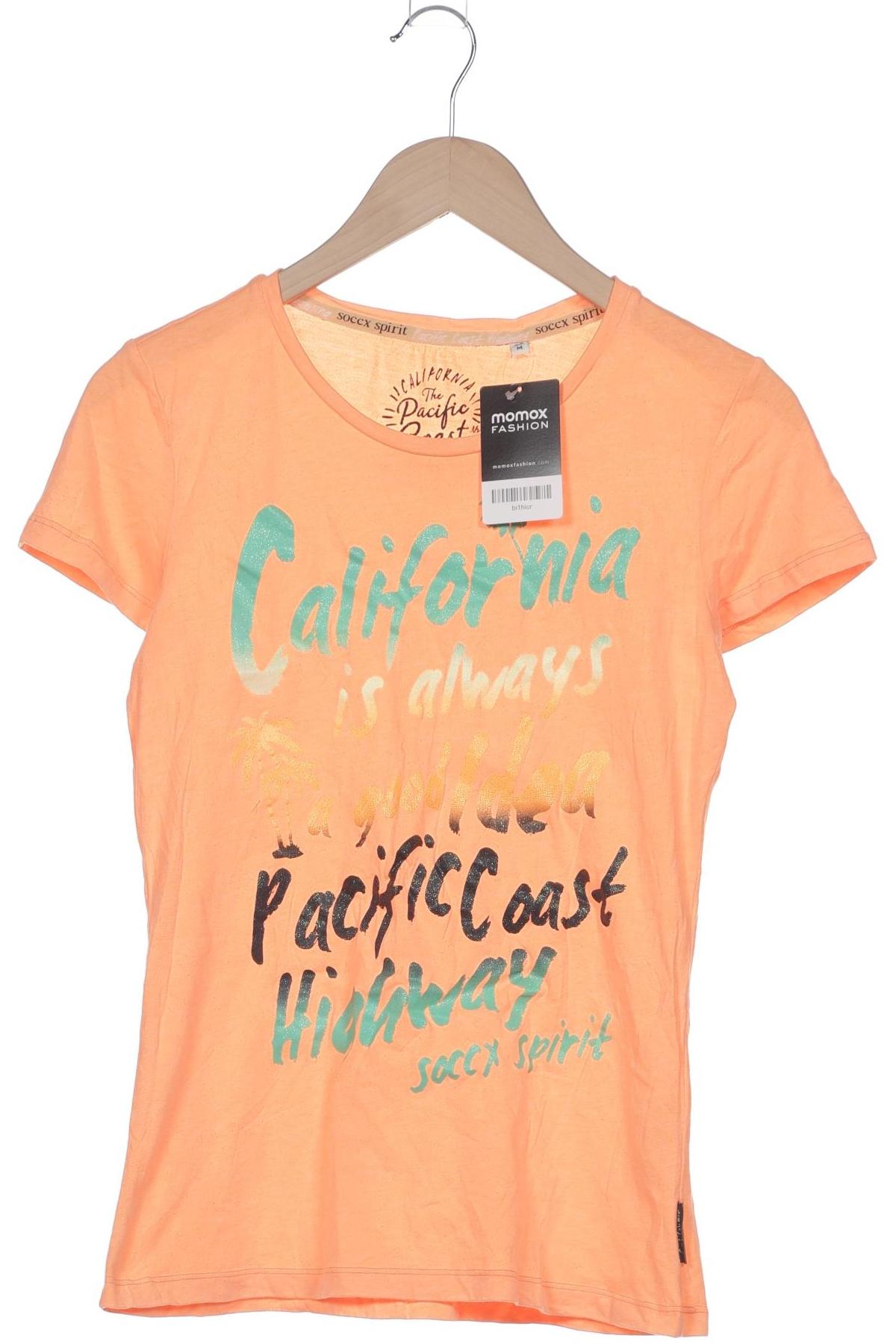

Soccx Damen T-Shirt, orange, Gr. 38