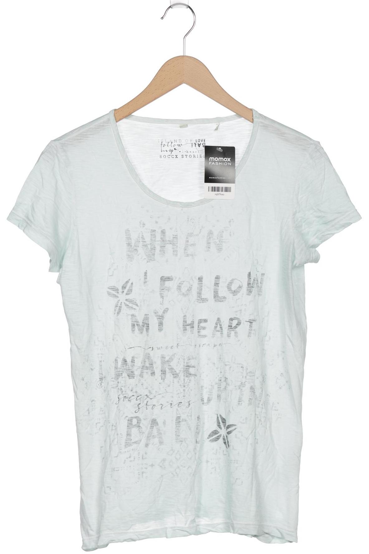 

Soccx Damen T-Shirt, hellgrün, Gr. 38