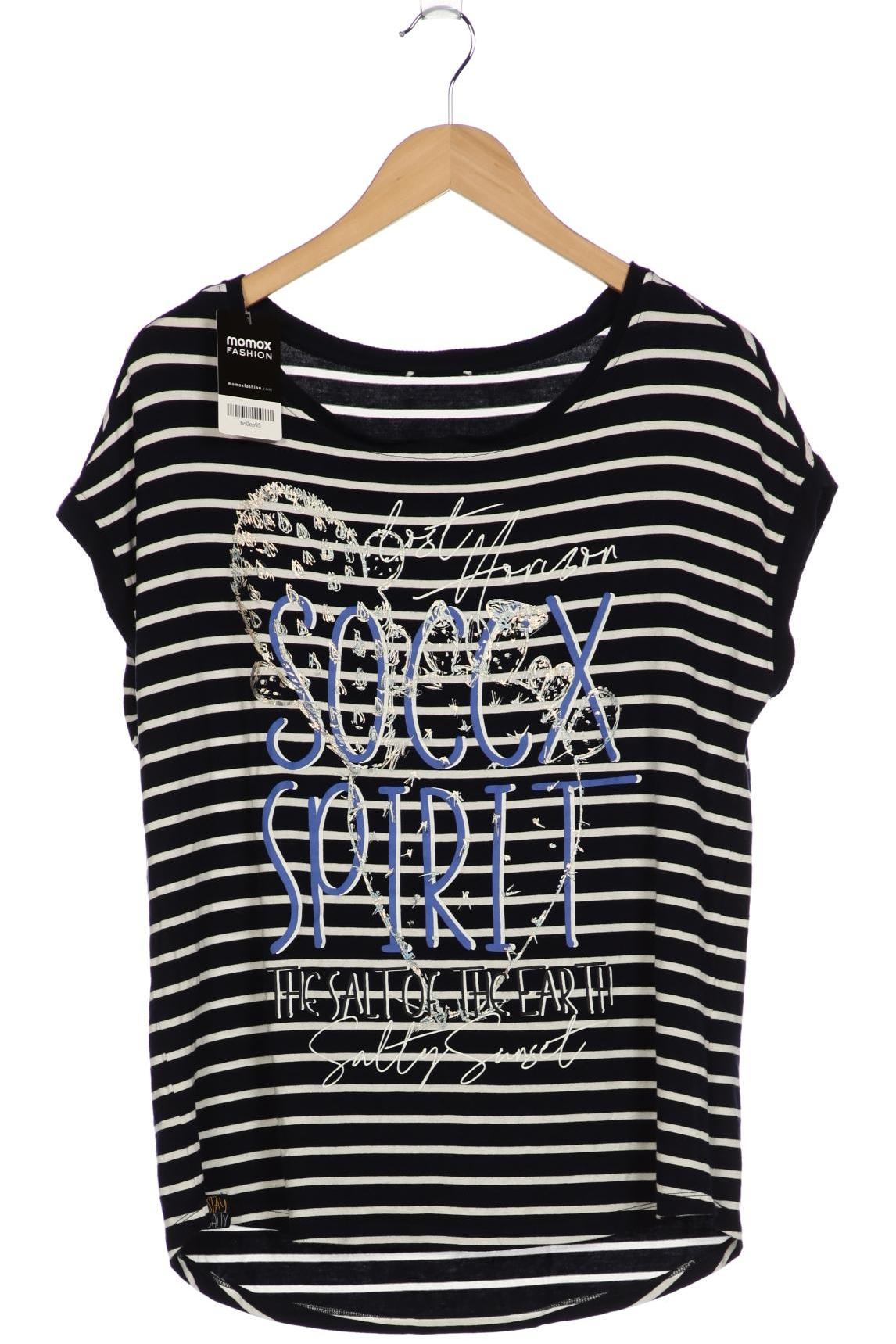 

Soccx Damen T-Shirt, marineblau, Gr. 38
