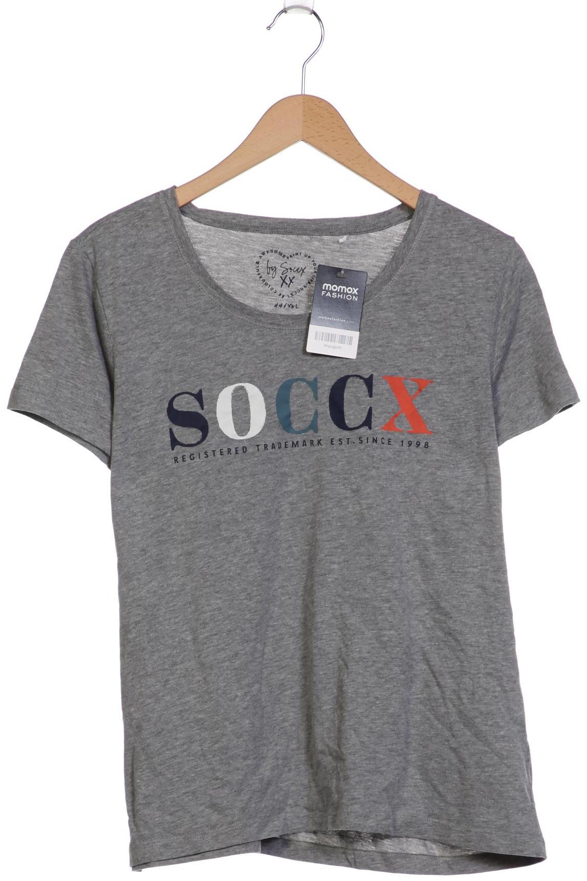 

Soccx Damen T-Shirt, grau, Gr. 44