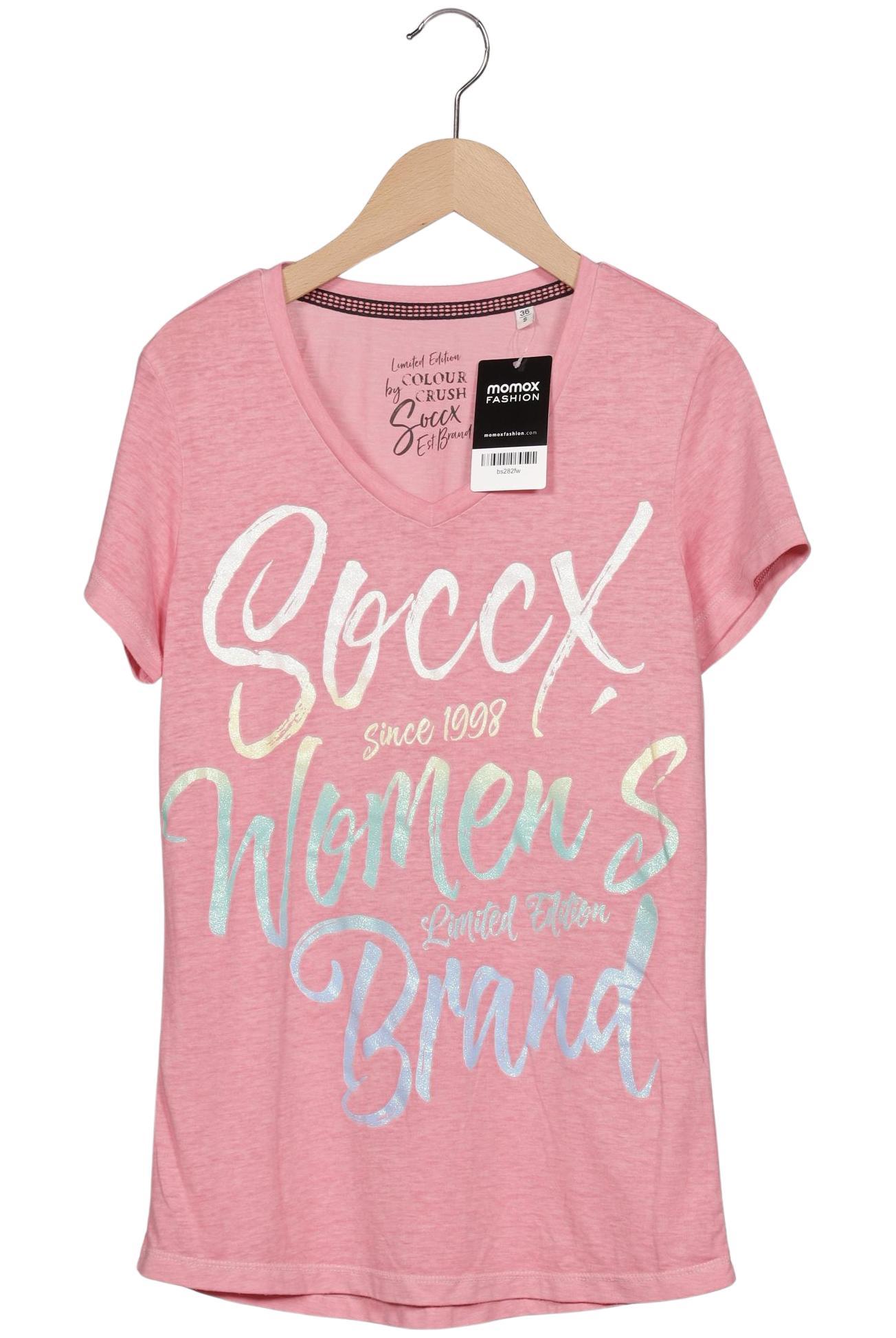 

Soccx Damen T-Shirt, pink, Gr. 36