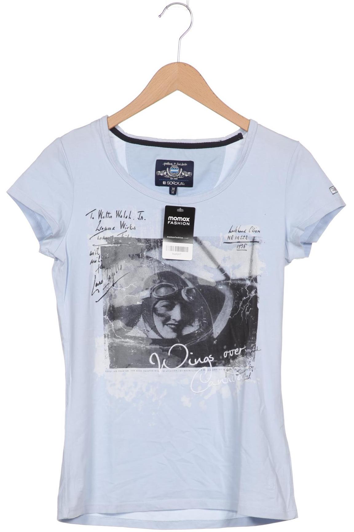 

Soccx Damen T-Shirt, hellblau, Gr. 38