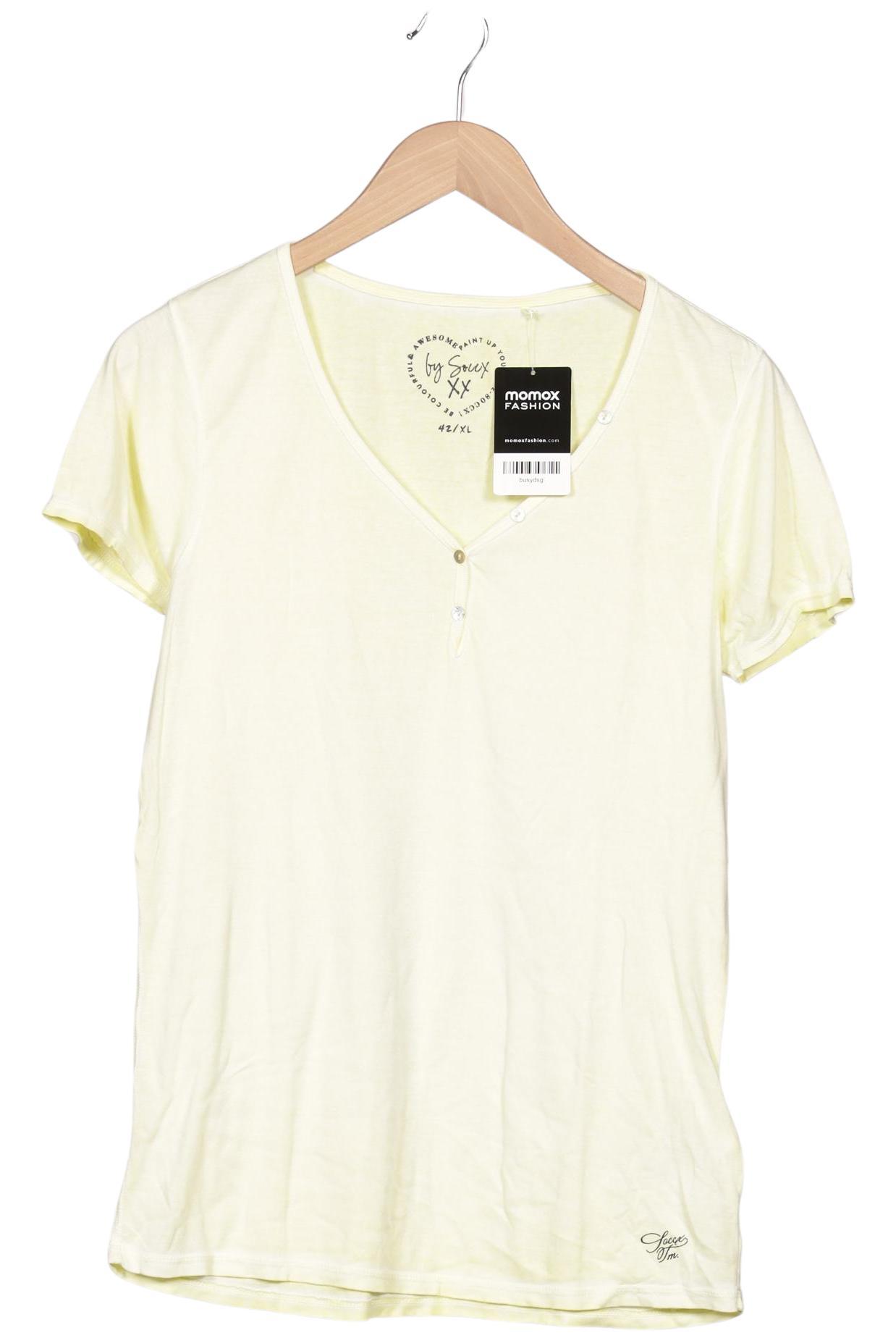 

Soccx Damen T-Shirt, gelb, Gr. 42
