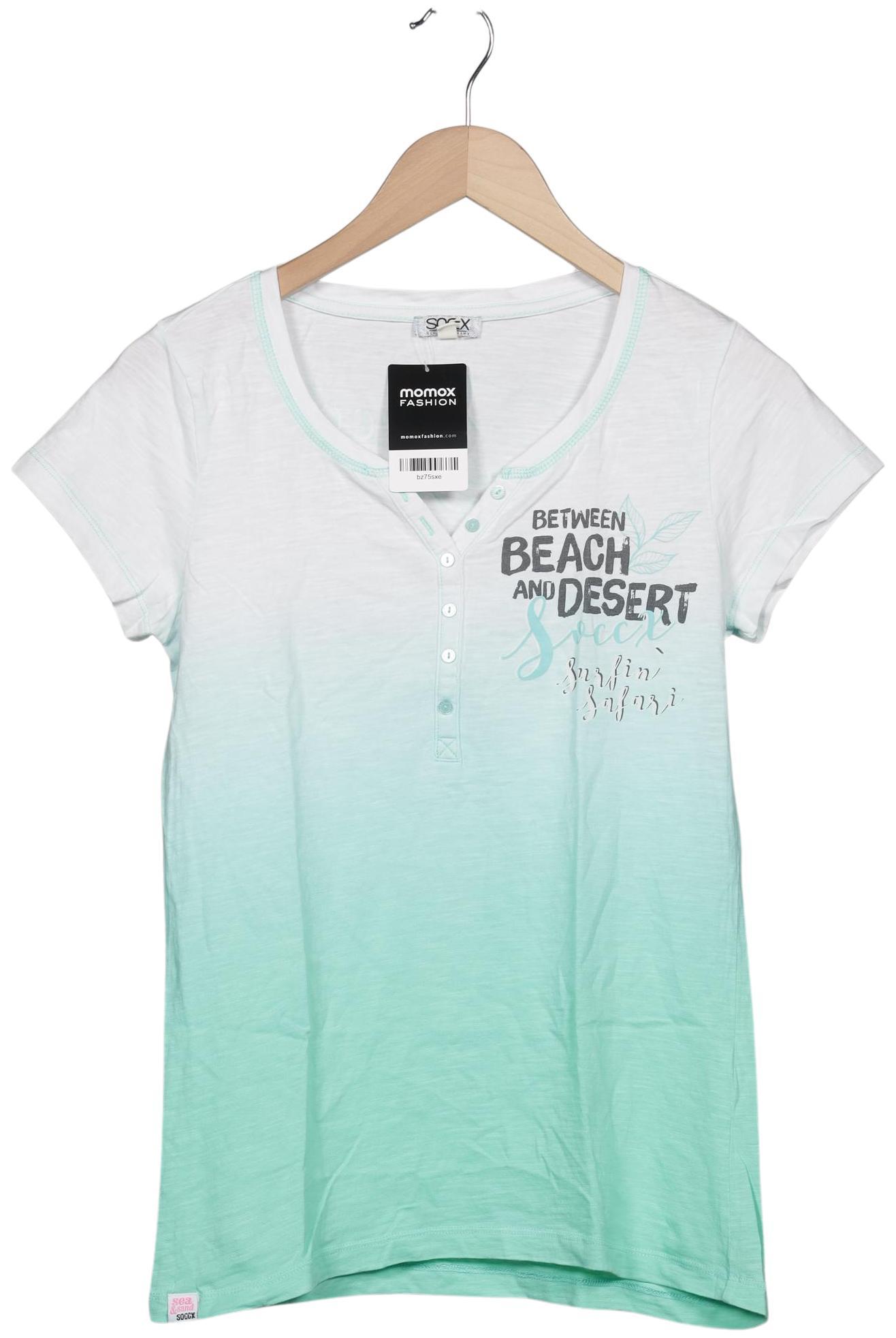 

Soccx Damen T-Shirt, hellgrün, Gr. 38
