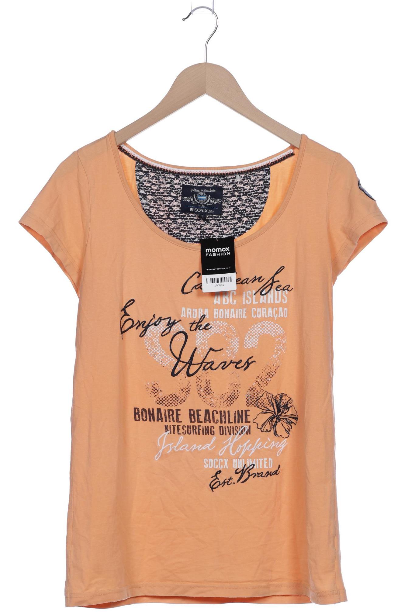 

Soccx Damen T-Shirt, orange, Gr. 40