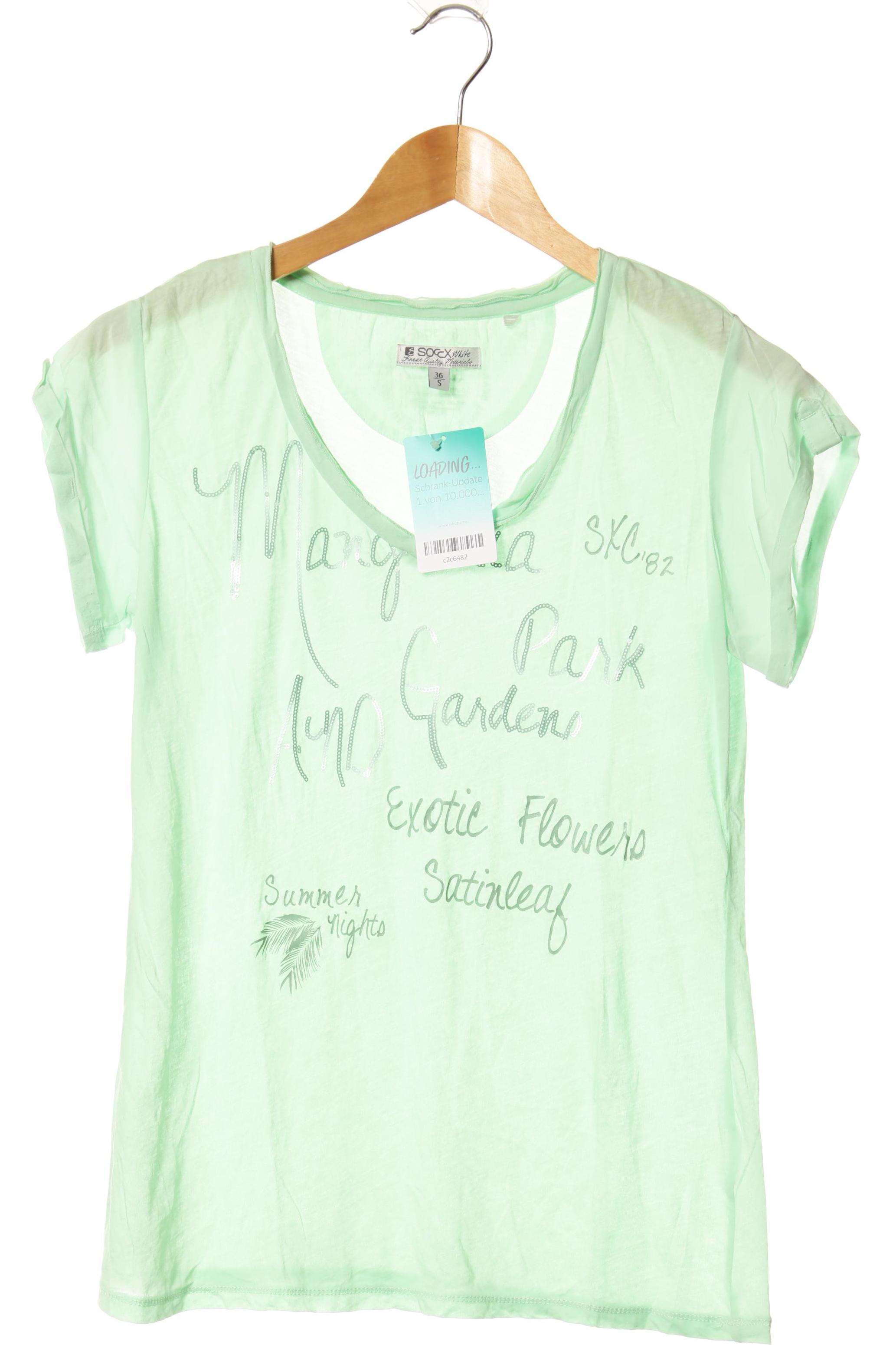 

Soccx Damen T-Shirt, grün, Gr. 36