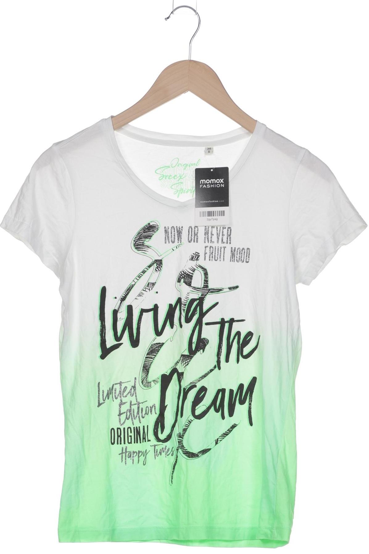 

Soccx Damen T-Shirt, weiß, Gr. 36