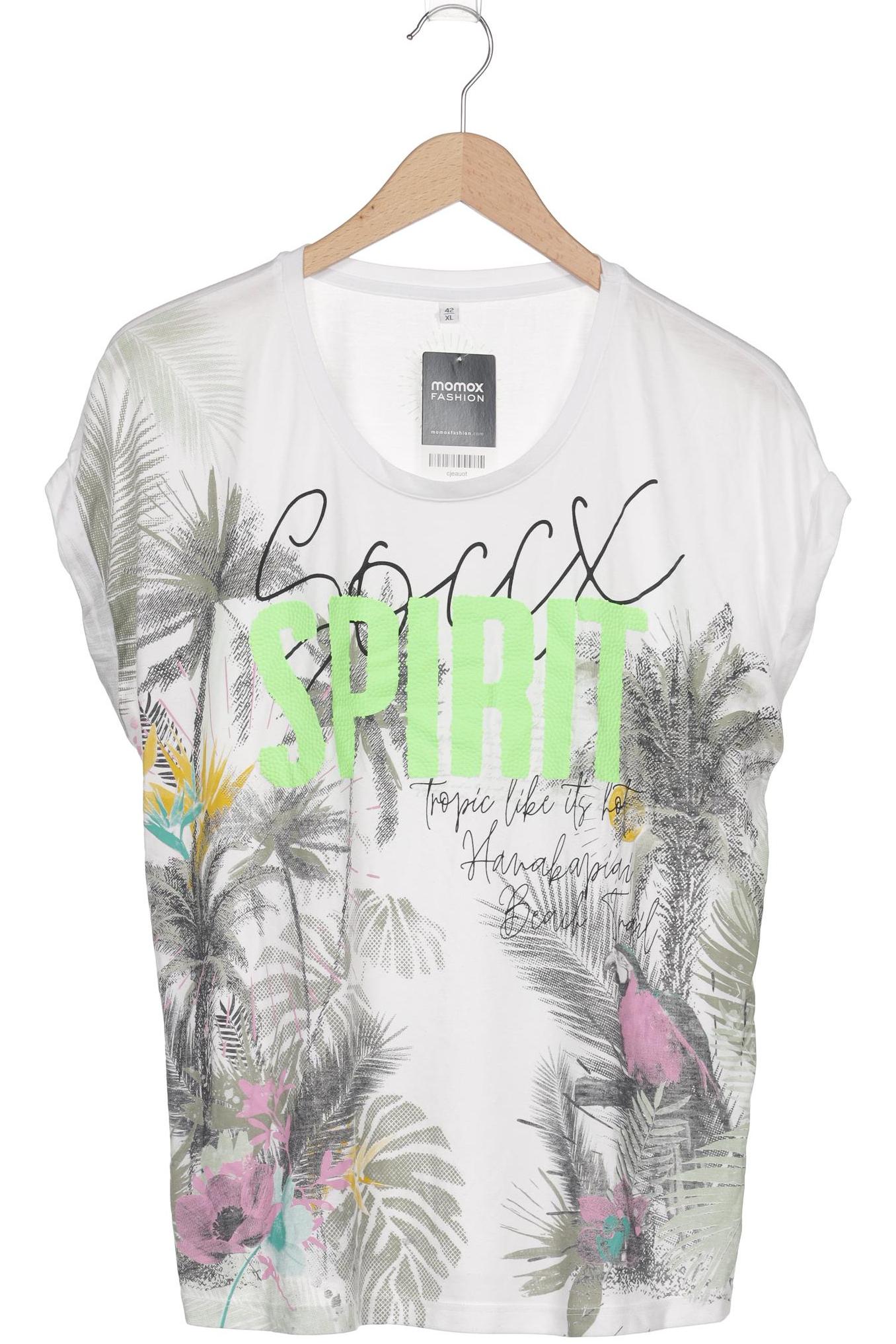

Soccx Damen T-Shirt, weiß, Gr. 42