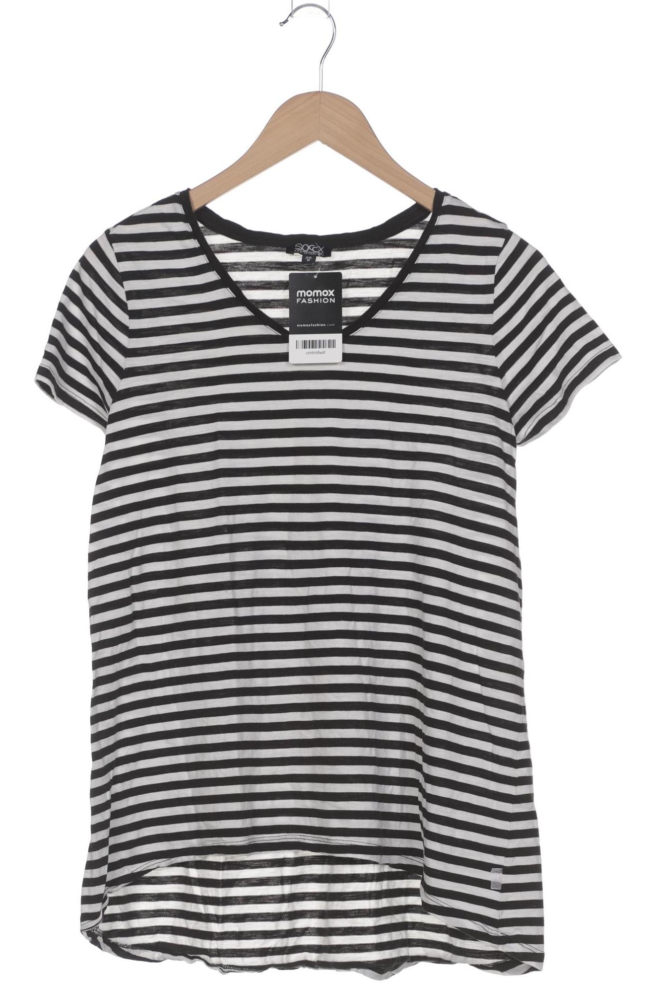 

Soccx Damen T-Shirt, schwarz, Gr. 38