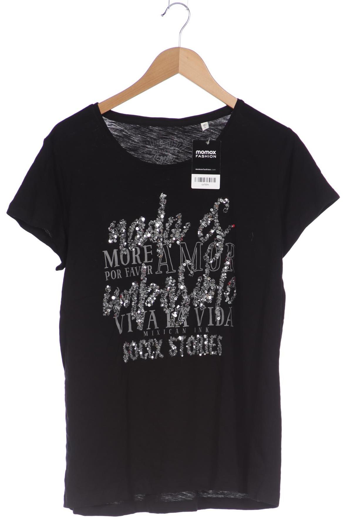 

Soccx Damen T-Shirt, schwarz, Gr. 40