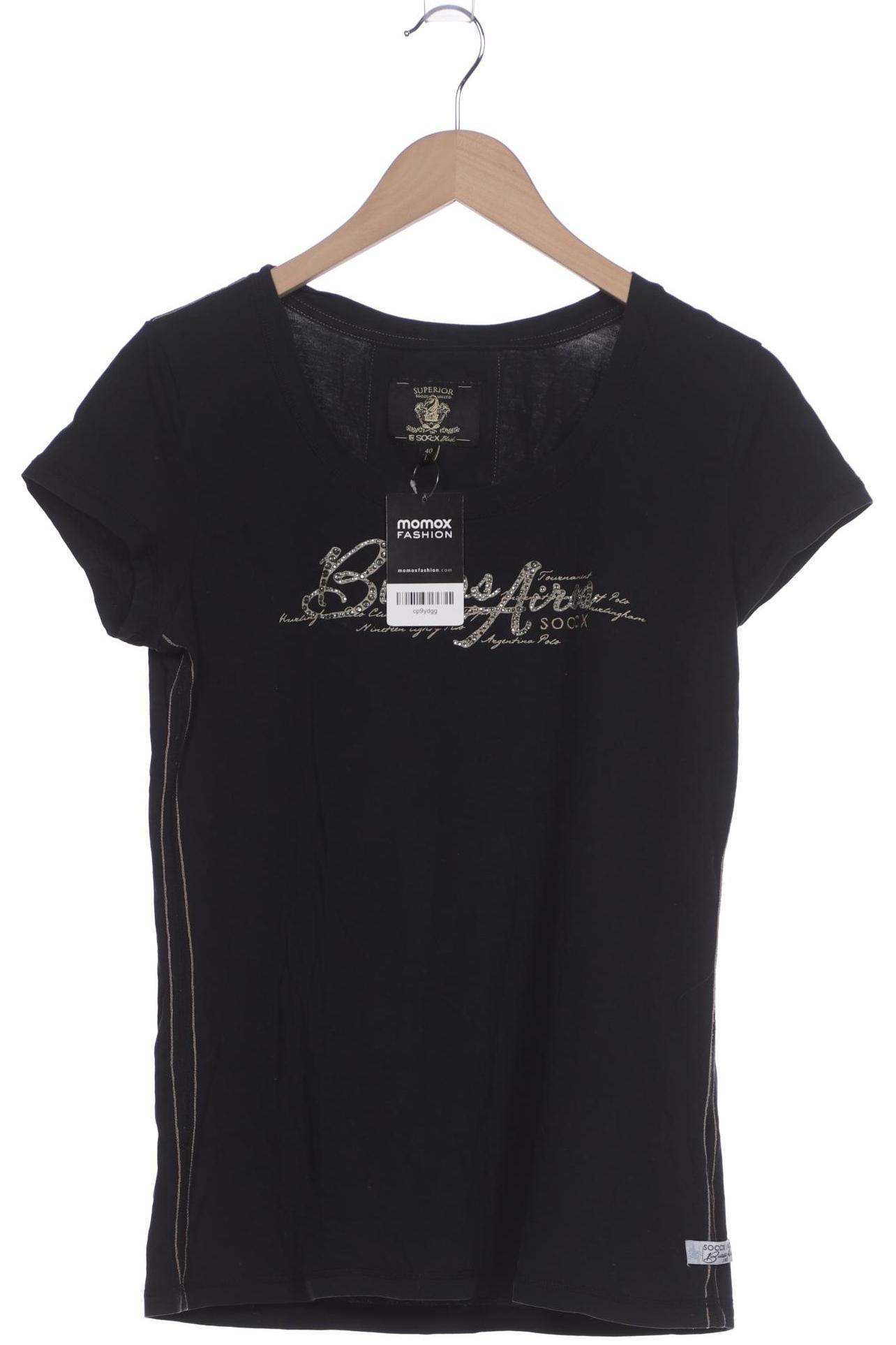 

Soccx Damen T-Shirt, marineblau, Gr. 40