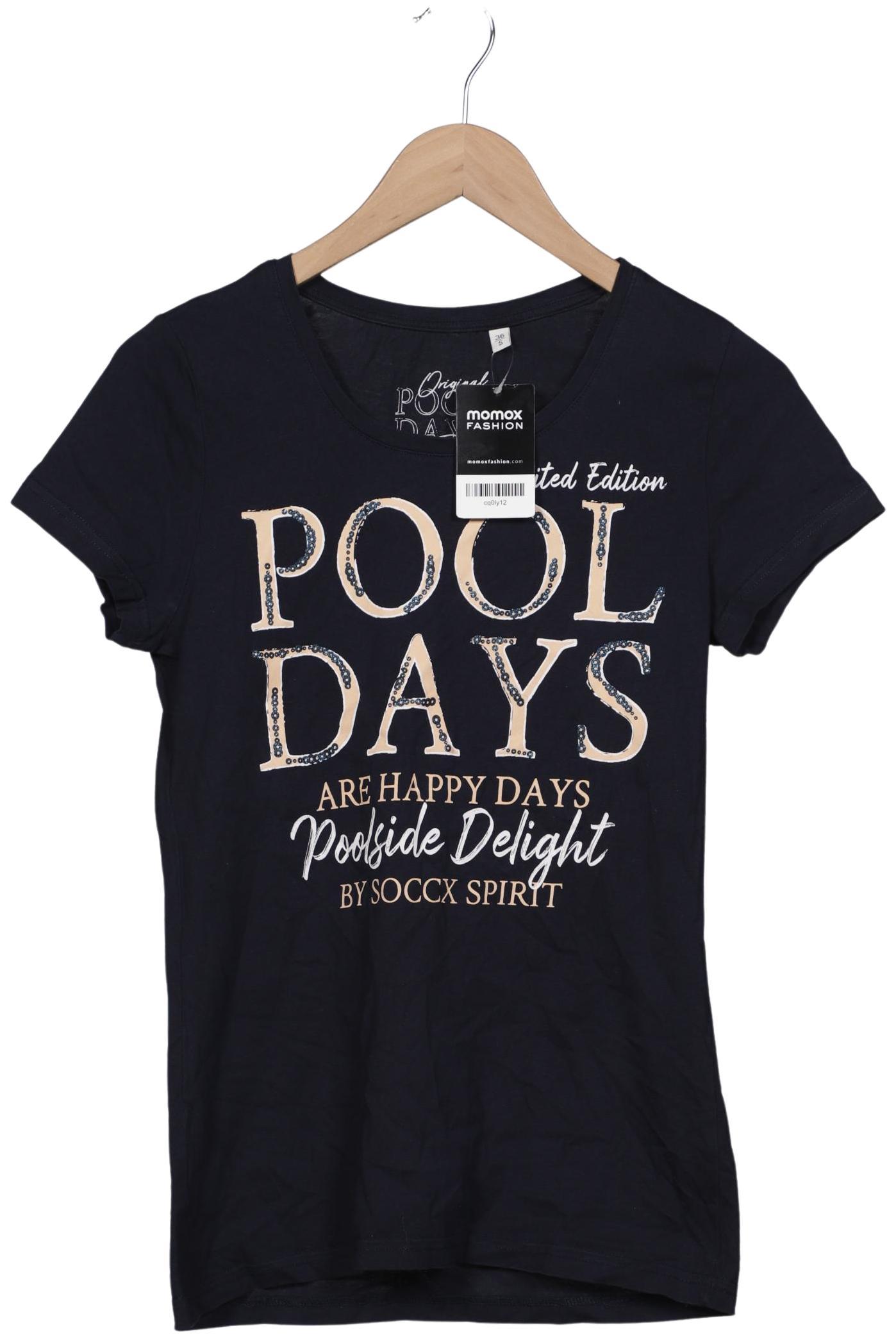 

Soccx Damen T-Shirt, marineblau, Gr. 36