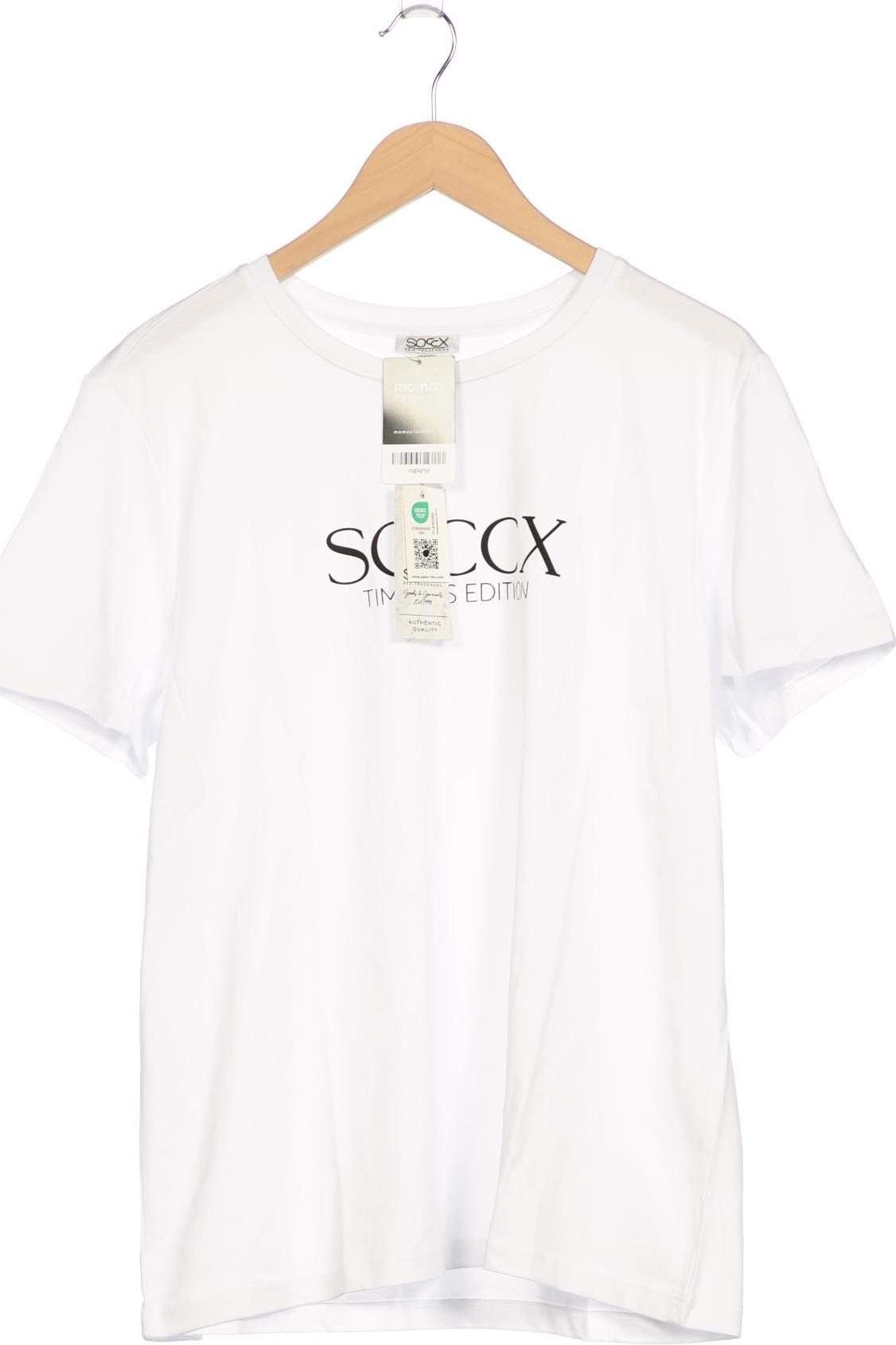 

Soccx Damen T-Shirt, weiß, Gr. 46