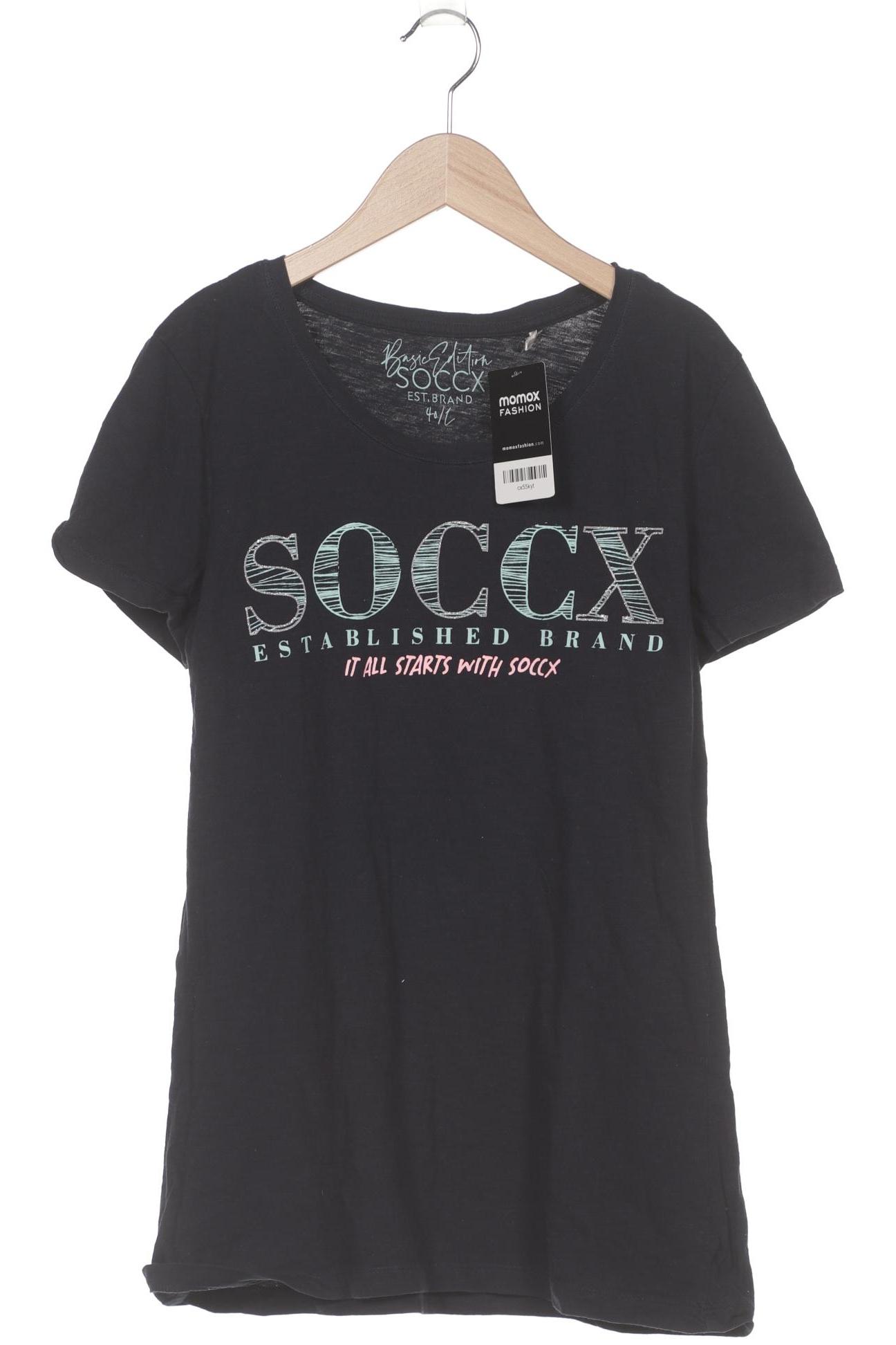 

Soccx Damen T-Shirt, marineblau, Gr. 40