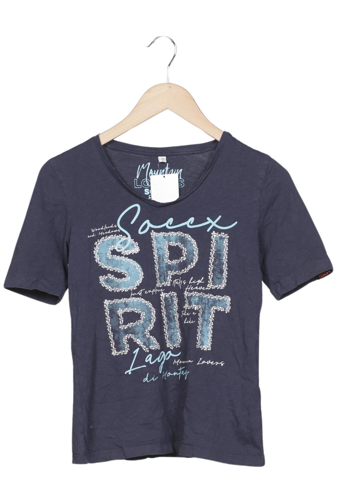 

Soccx Damen T-Shirt, marineblau, Gr. 36