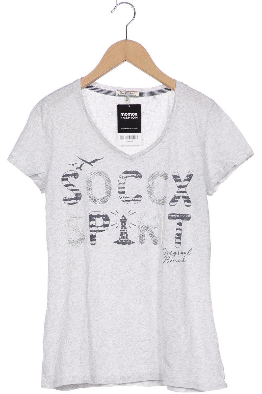 

Soccx Damen T-Shirt, grau, Gr. 38