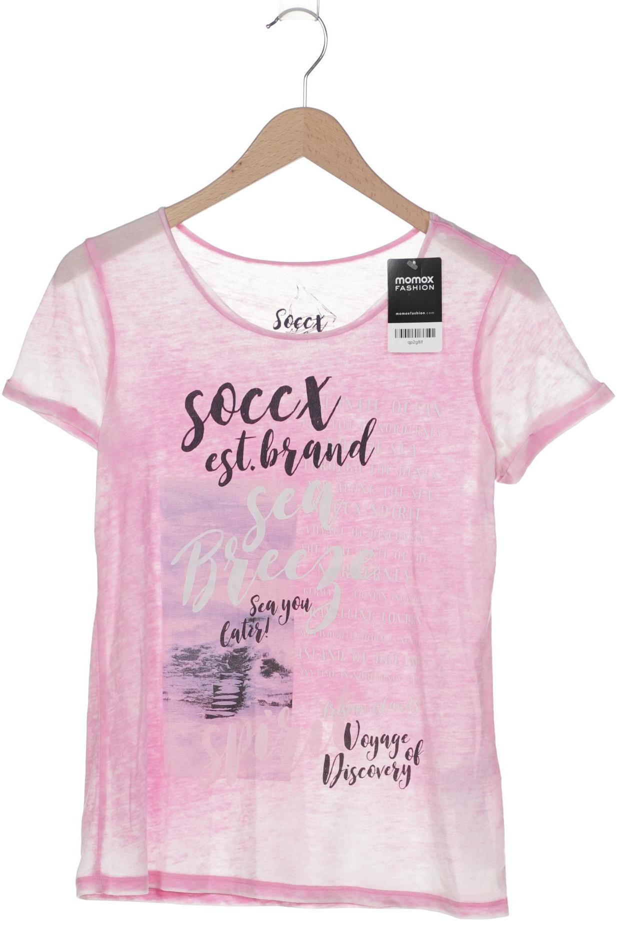 

Soccx Damen T-Shirt, pink, Gr. 36