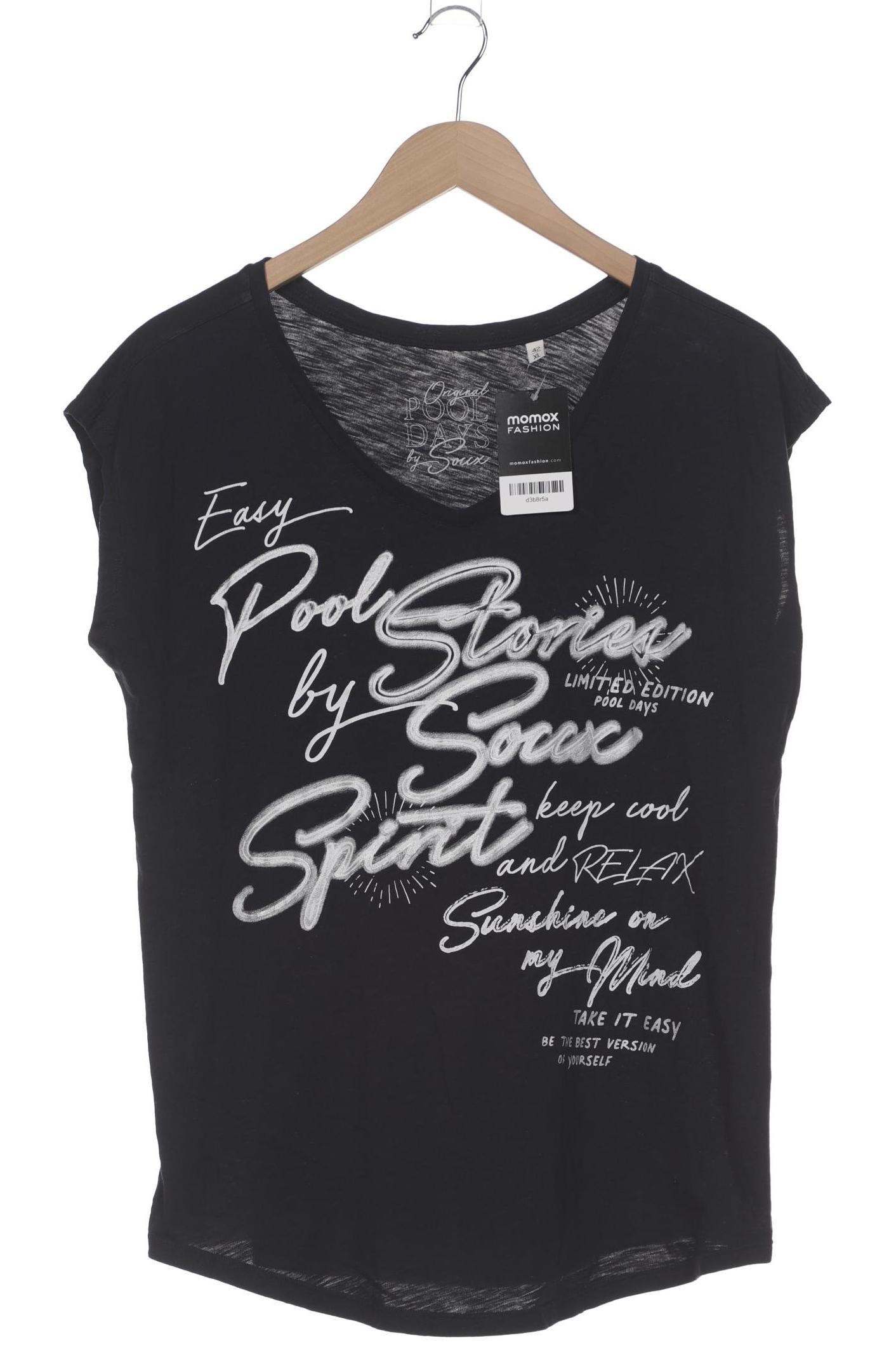 

Soccx Damen T-Shirt, marineblau, Gr. 42