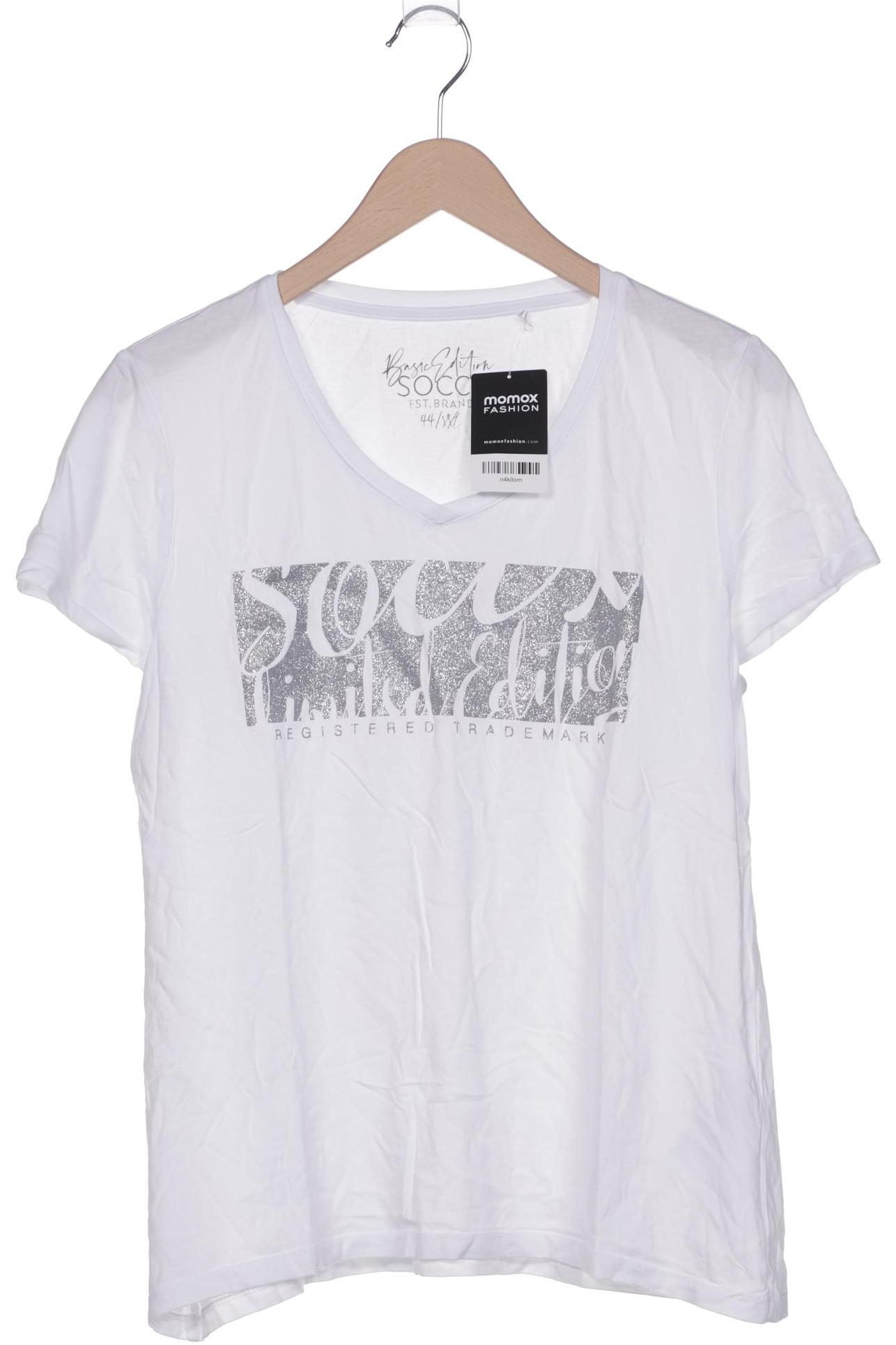 

Soccx Damen T-Shirt, weiß, Gr. 44