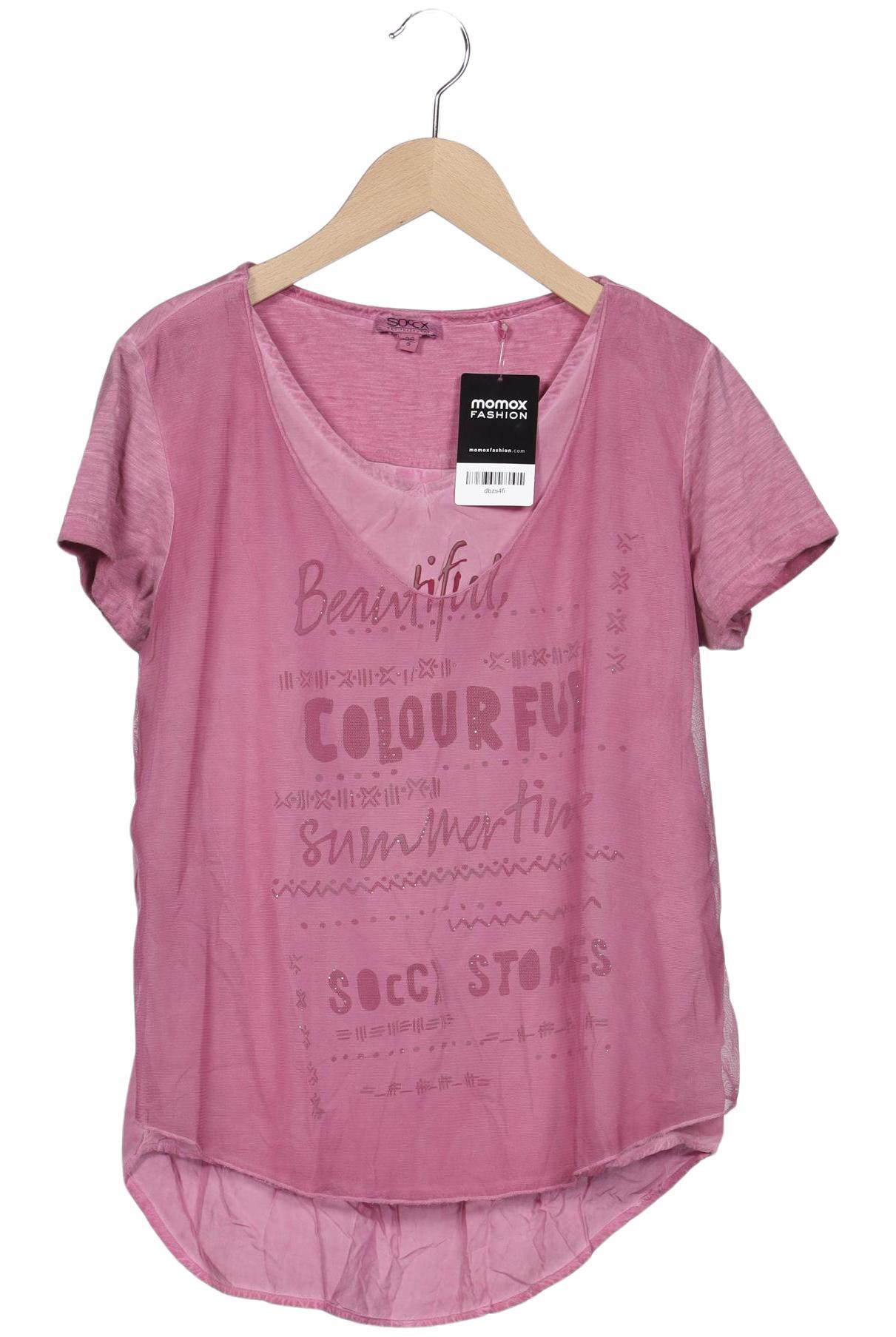 

Soccx Damen T-Shirt, pink, Gr. 36