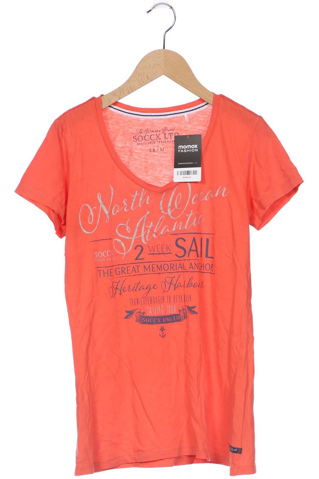 

Soccx Damen T-Shirt, orange, Gr. 38