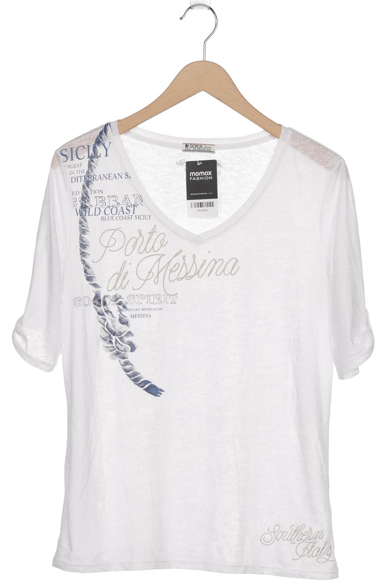 

Soccx Damen T-Shirt, weiß, Gr. 38