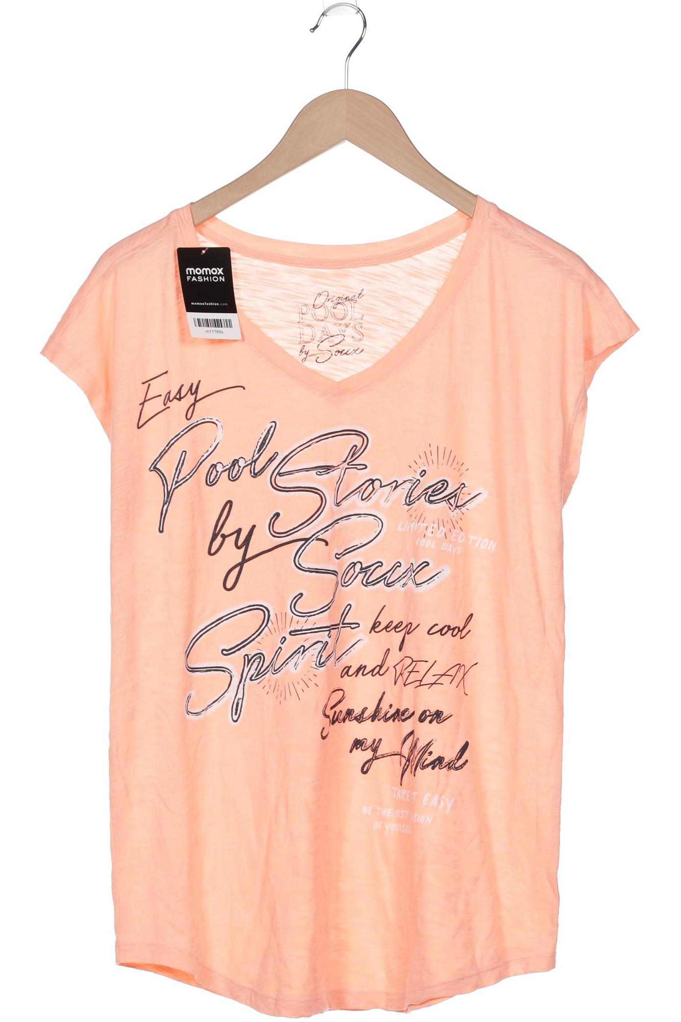 

Soccx Damen T-Shirt, orange, Gr. 44