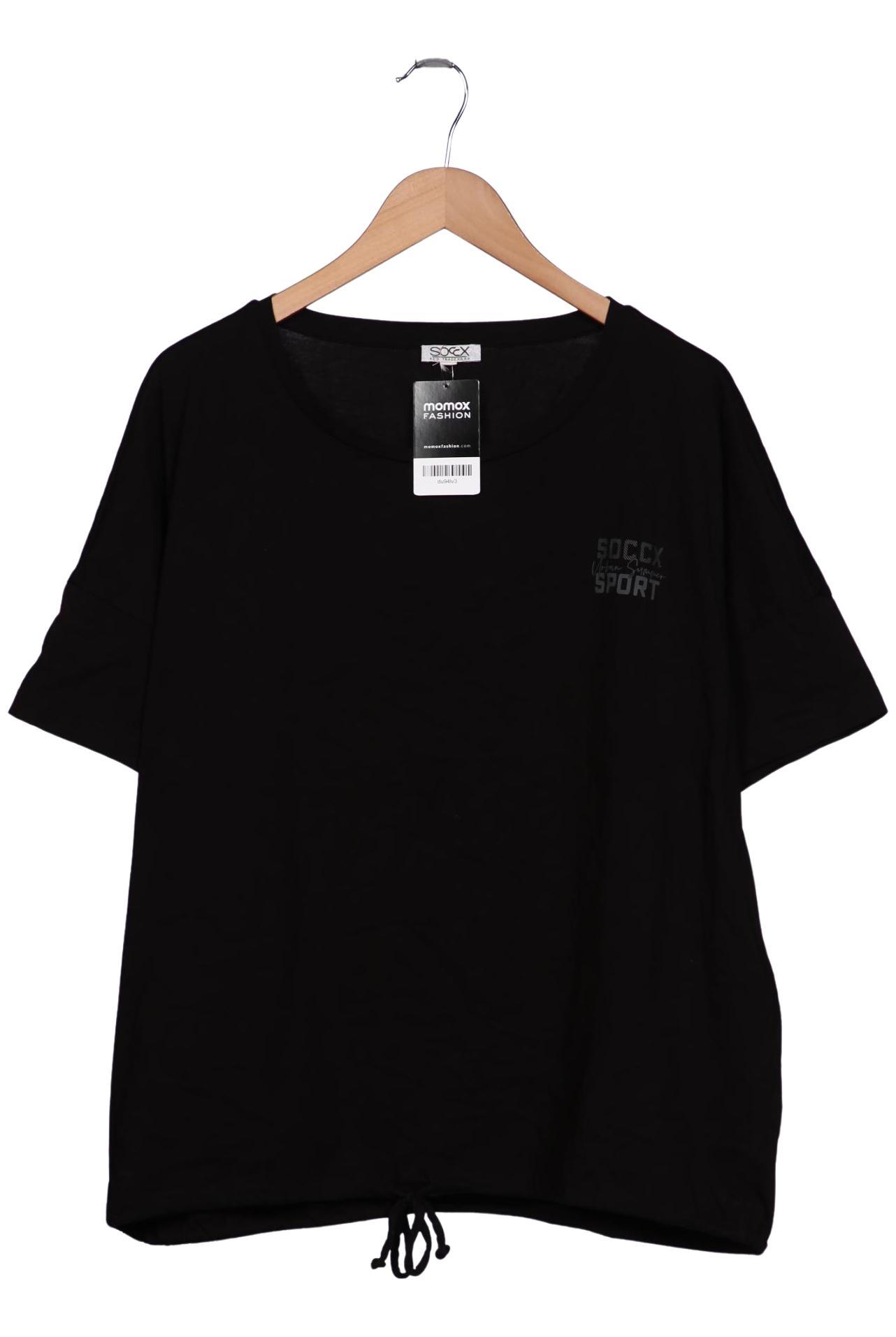 

Soccx Damen T-Shirt, schwarz, Gr. 52
