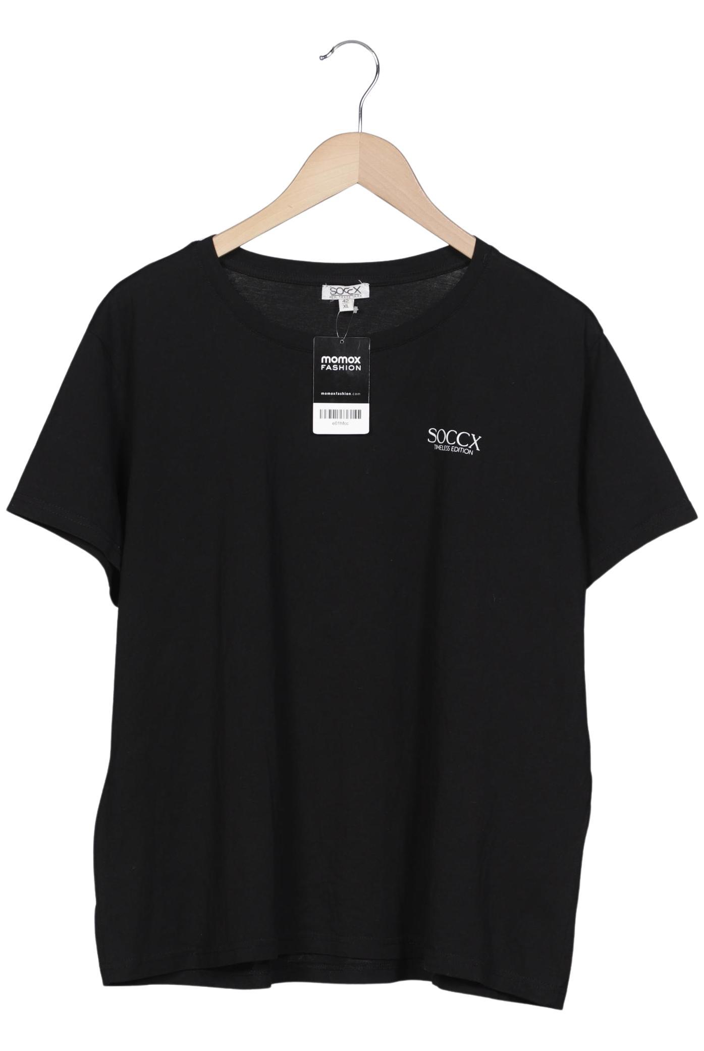 

Soccx Damen T-Shirt, schwarz, Gr. 42