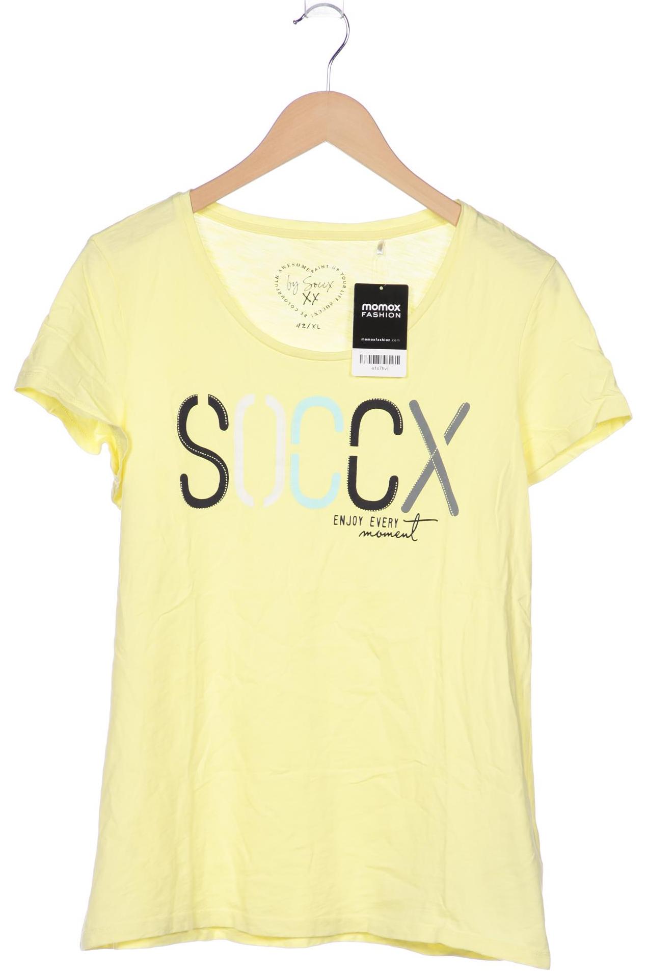 

SOCCX Damen T-Shirt, gelb