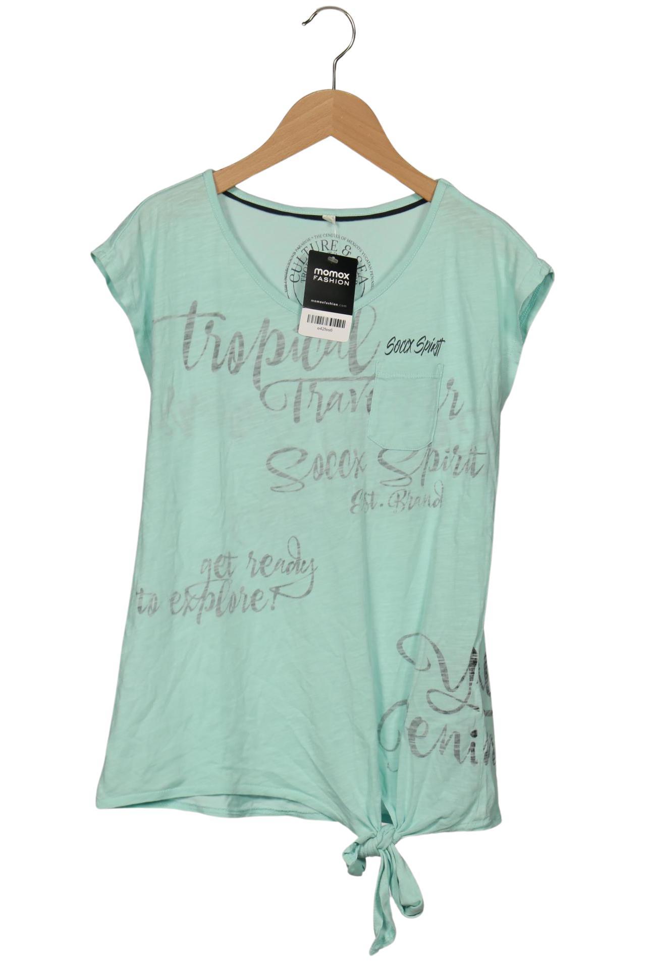 

Soccx Damen T-Shirt, türkis, Gr. 36