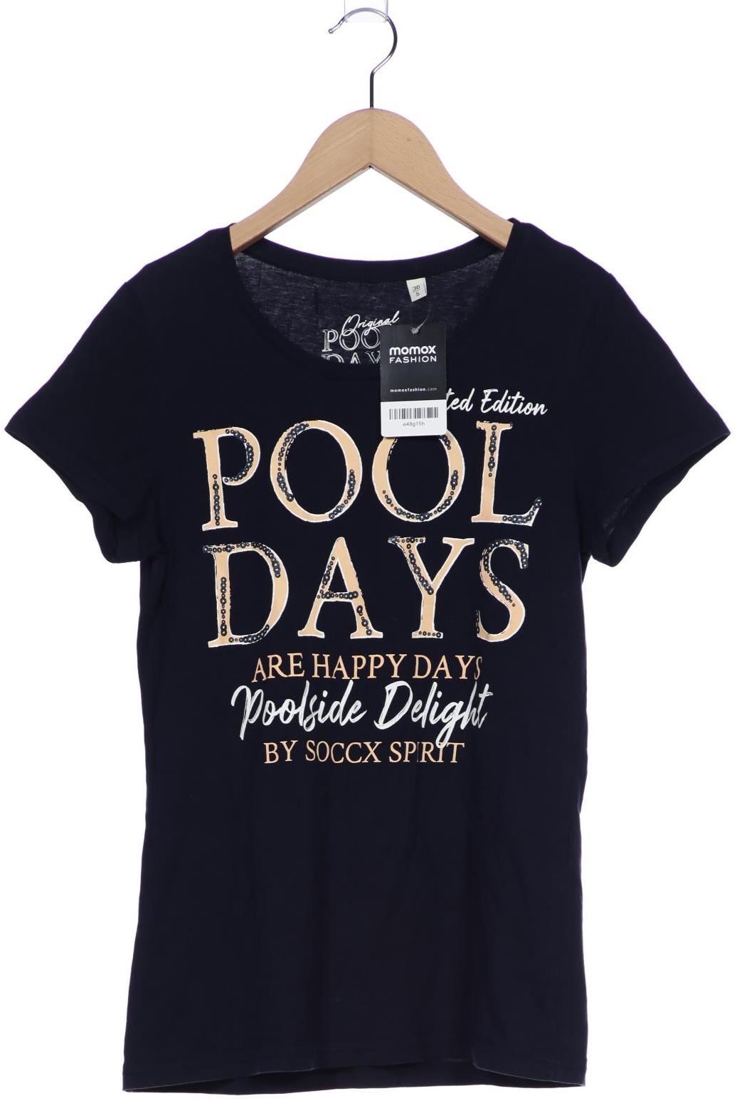 

Soccx Damen T-Shirt, marineblau, Gr. 36