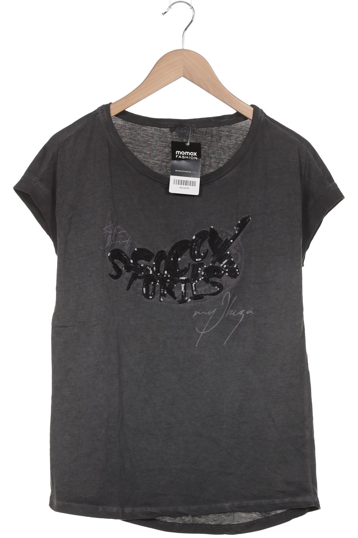 

Soccx Damen T-Shirt, grau, Gr. 38
