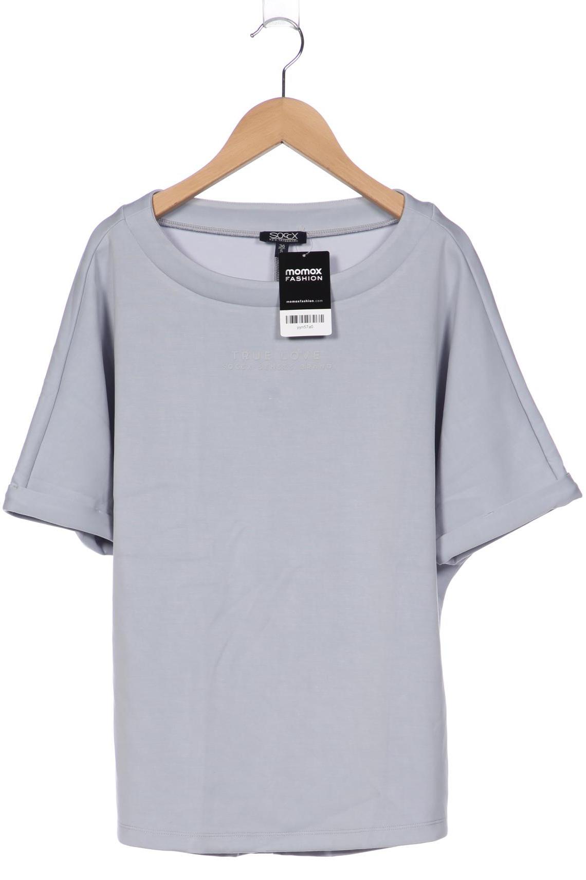 

Soccx Damen T-Shirt, hellblau, Gr. 36