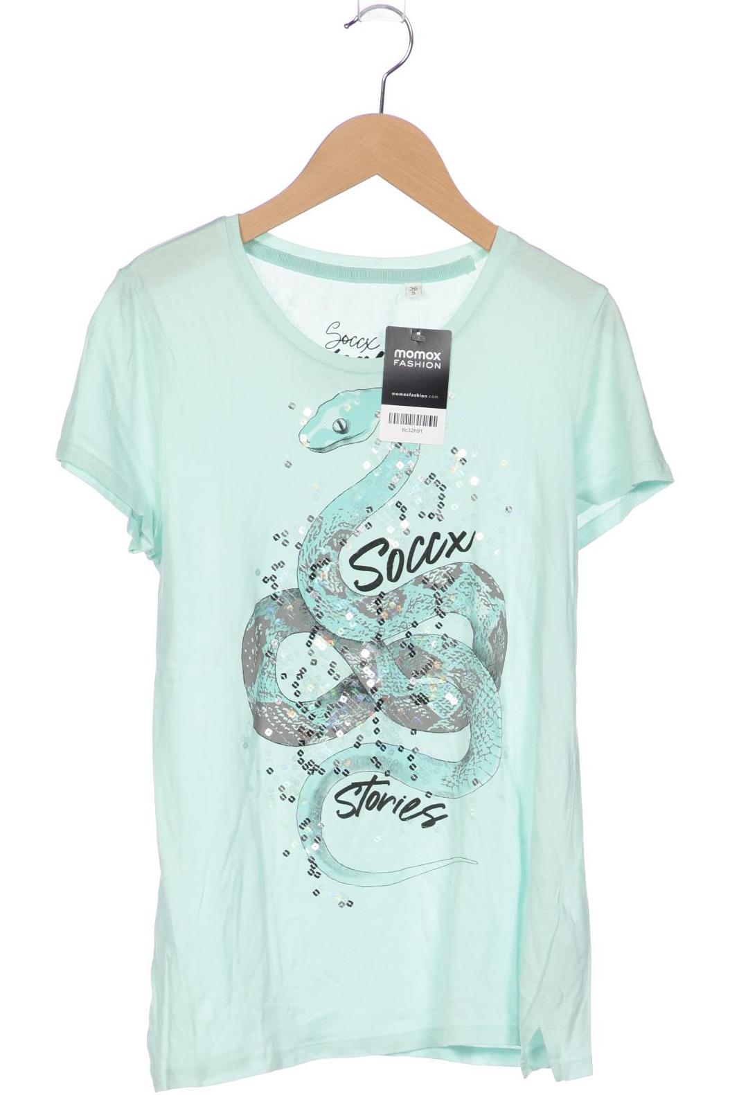 

Soccx Damen T-Shirt, türkis, Gr. 36