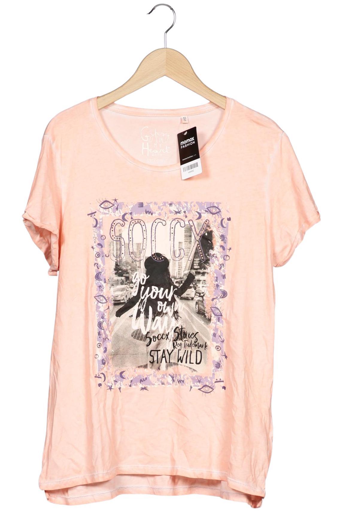

Soccx Damen T-Shirt, pink, Gr. 42