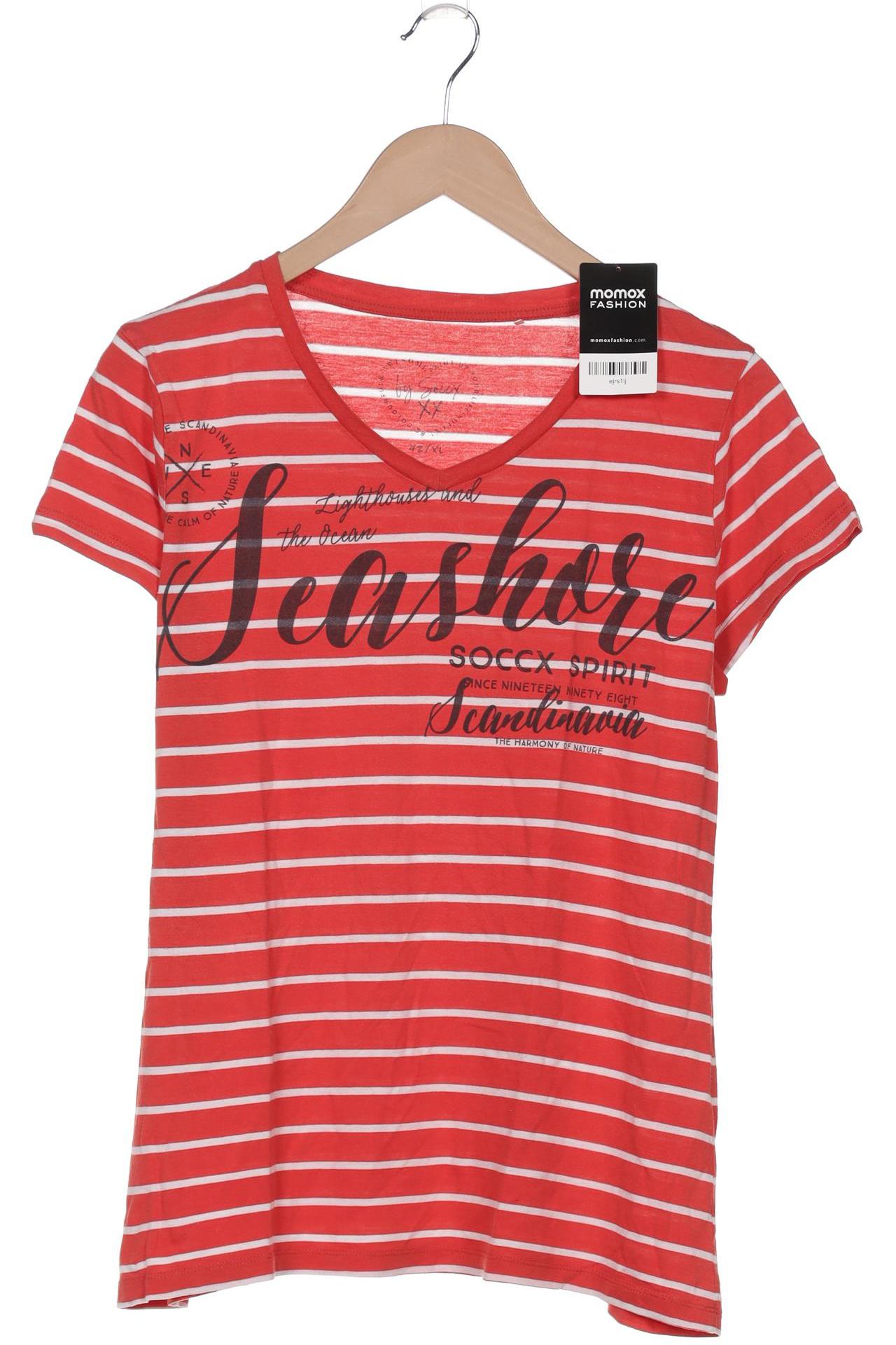 

Soccx Damen T-Shirt, rot, Gr. 44