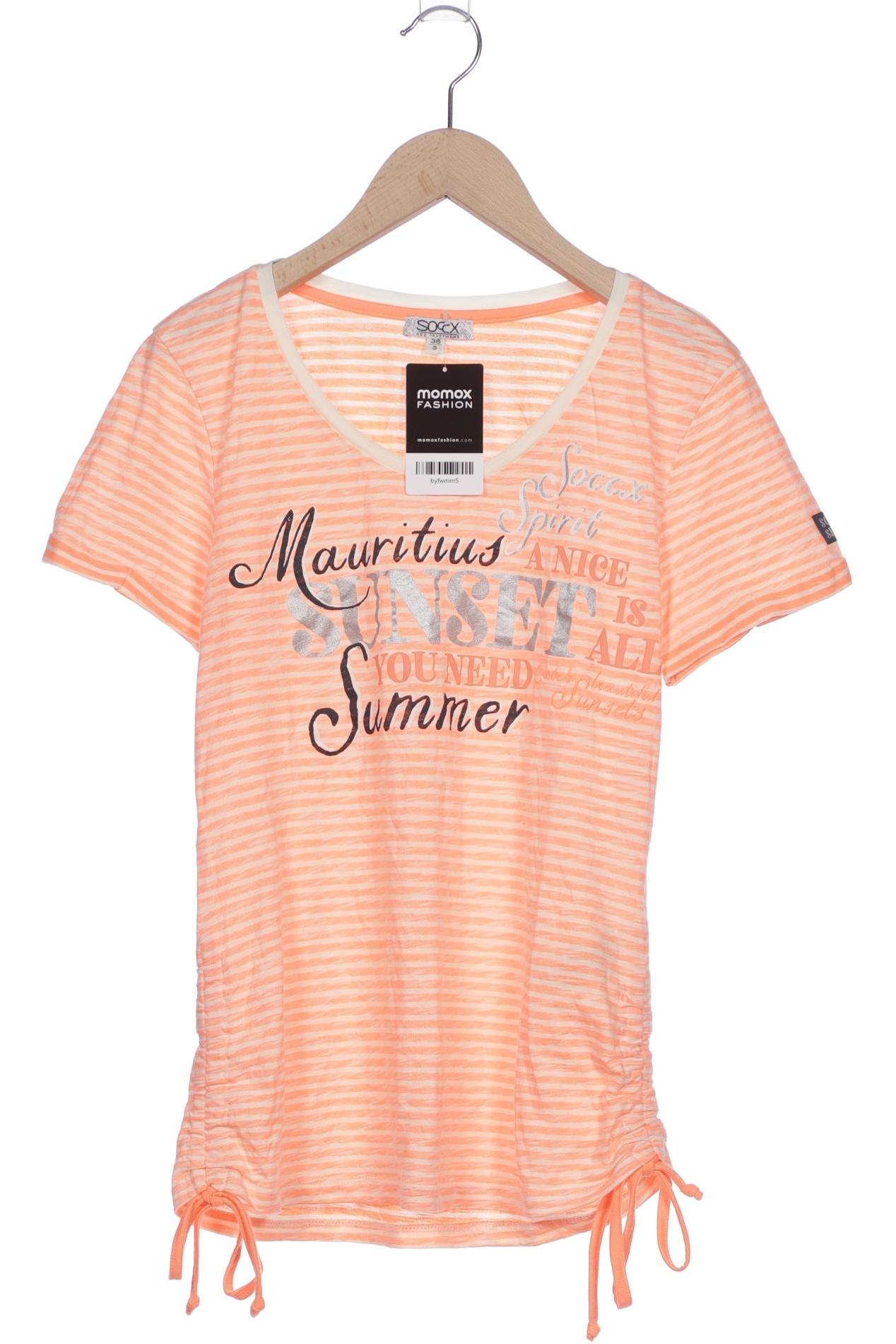 

Soccx Damen T-Shirt, orange, Gr. 36