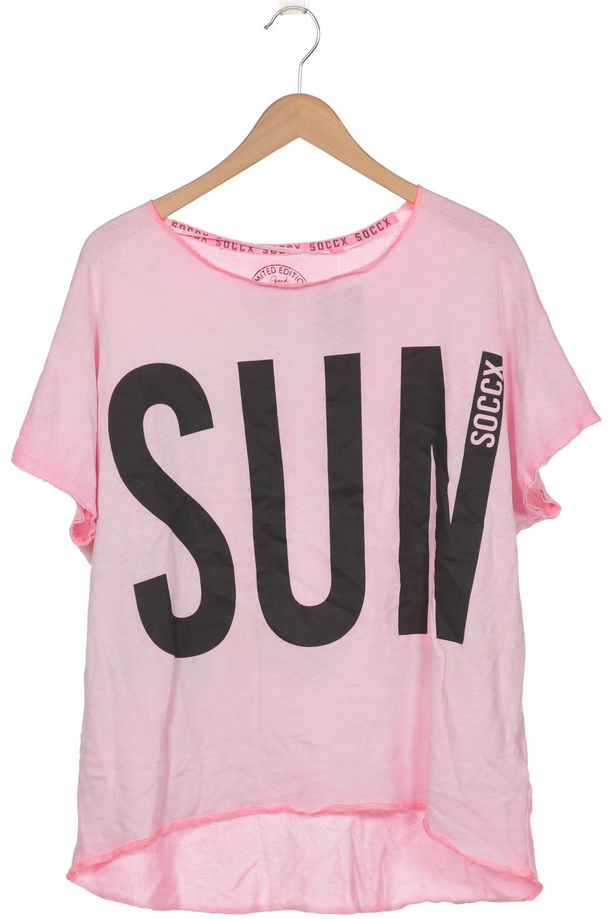 

Soccx Damen T-Shirt, pink, Gr. 42