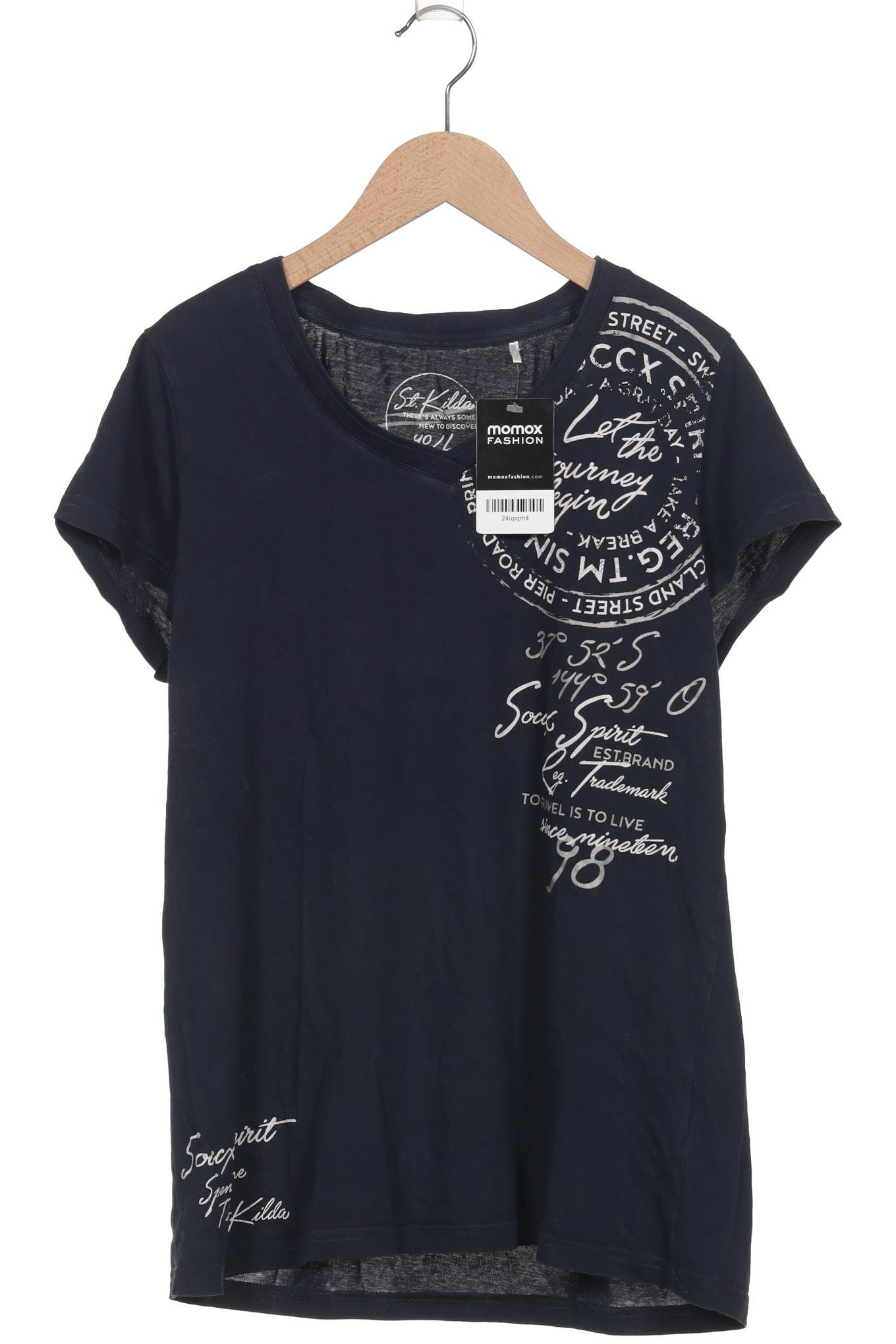 

Soccx Damen T-Shirt, marineblau, Gr. 40