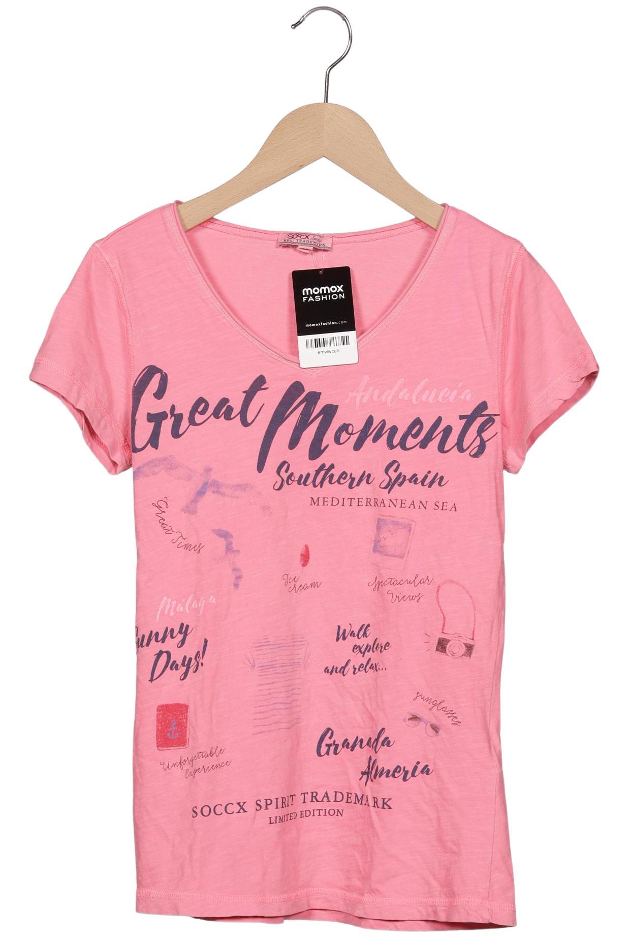 

Soccx Damen T-Shirt, pink, Gr. 36