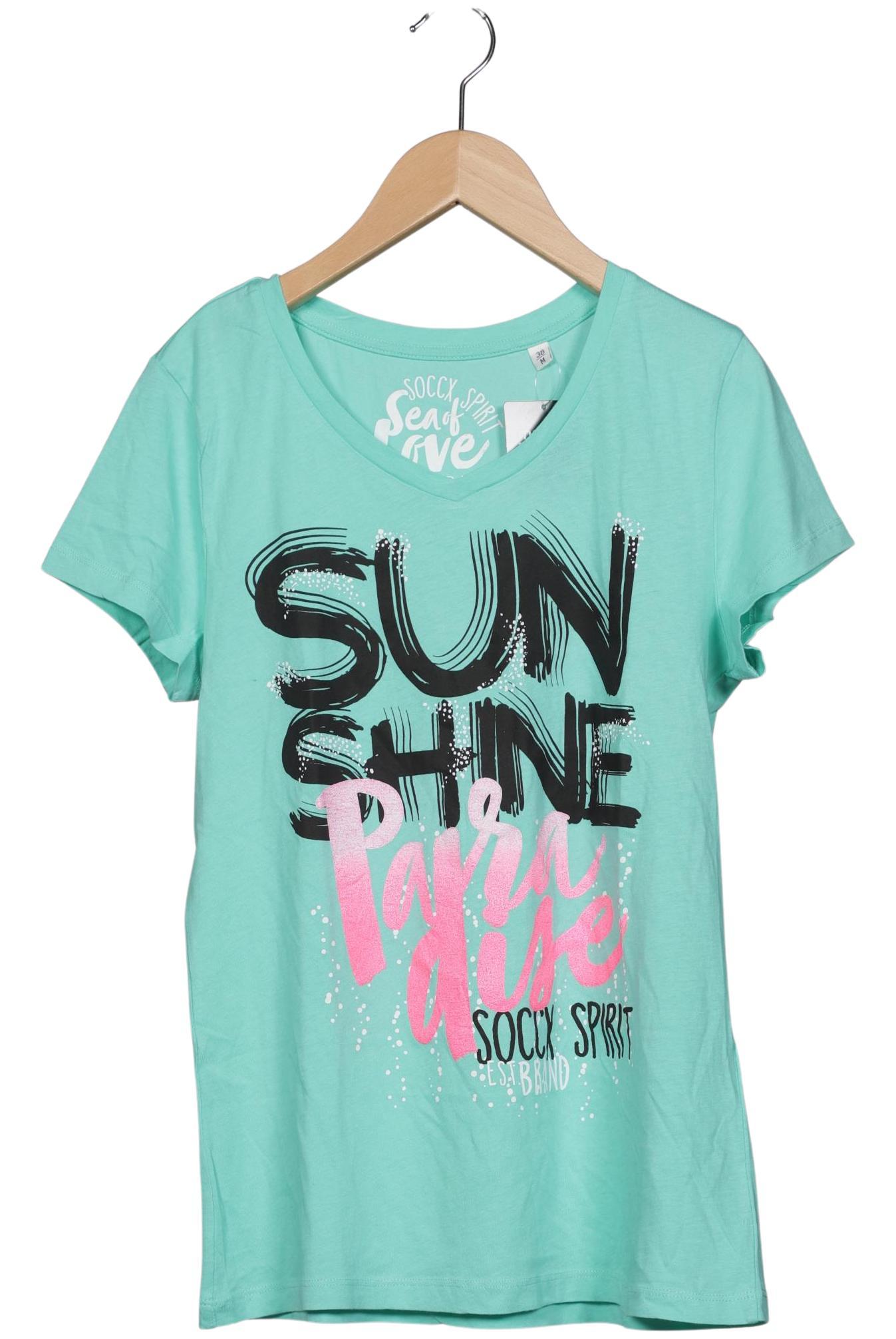 

Soccx Damen T-Shirt, türkis, Gr. 38