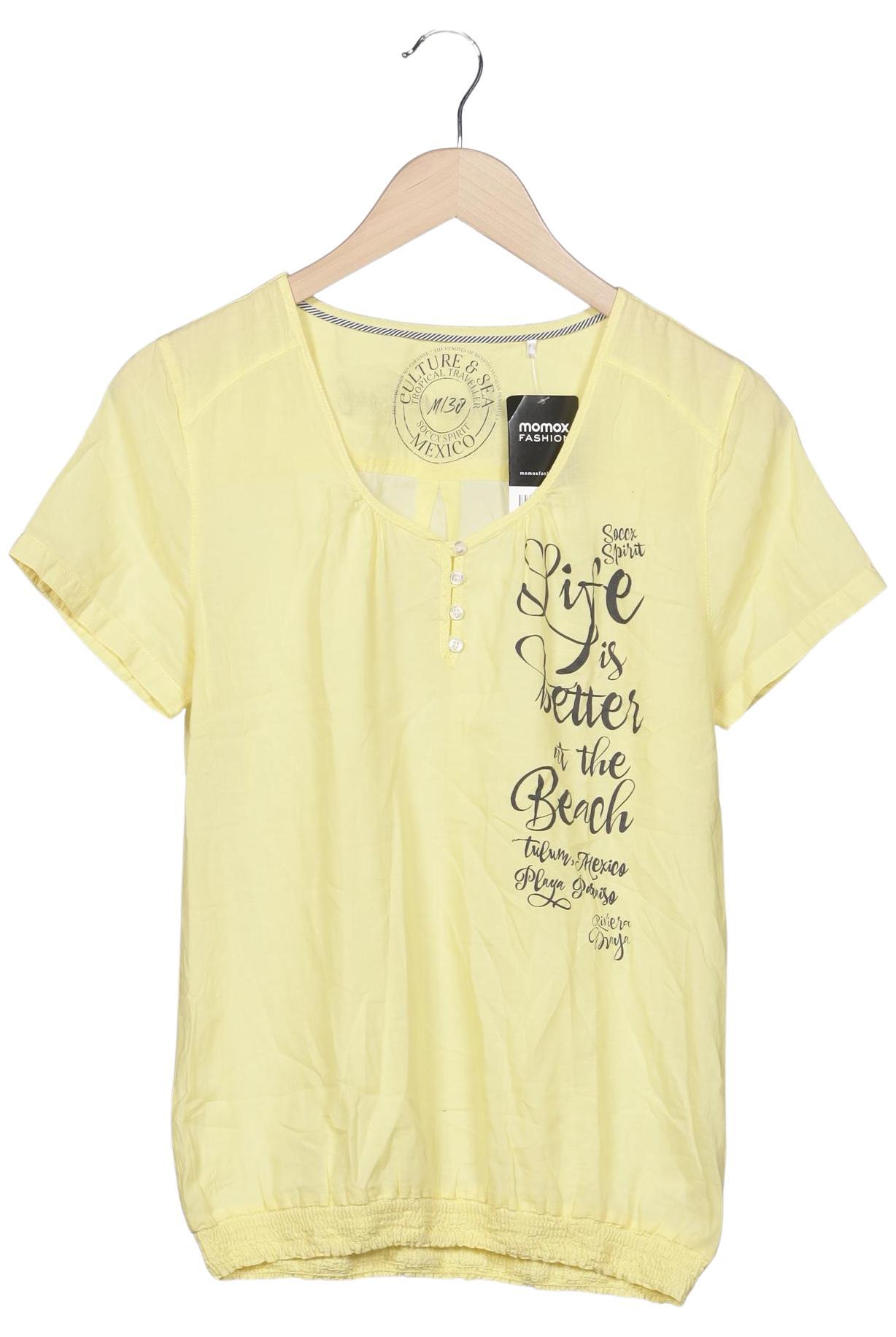 

Soccx Damen T-Shirt, gelb, Gr. 38