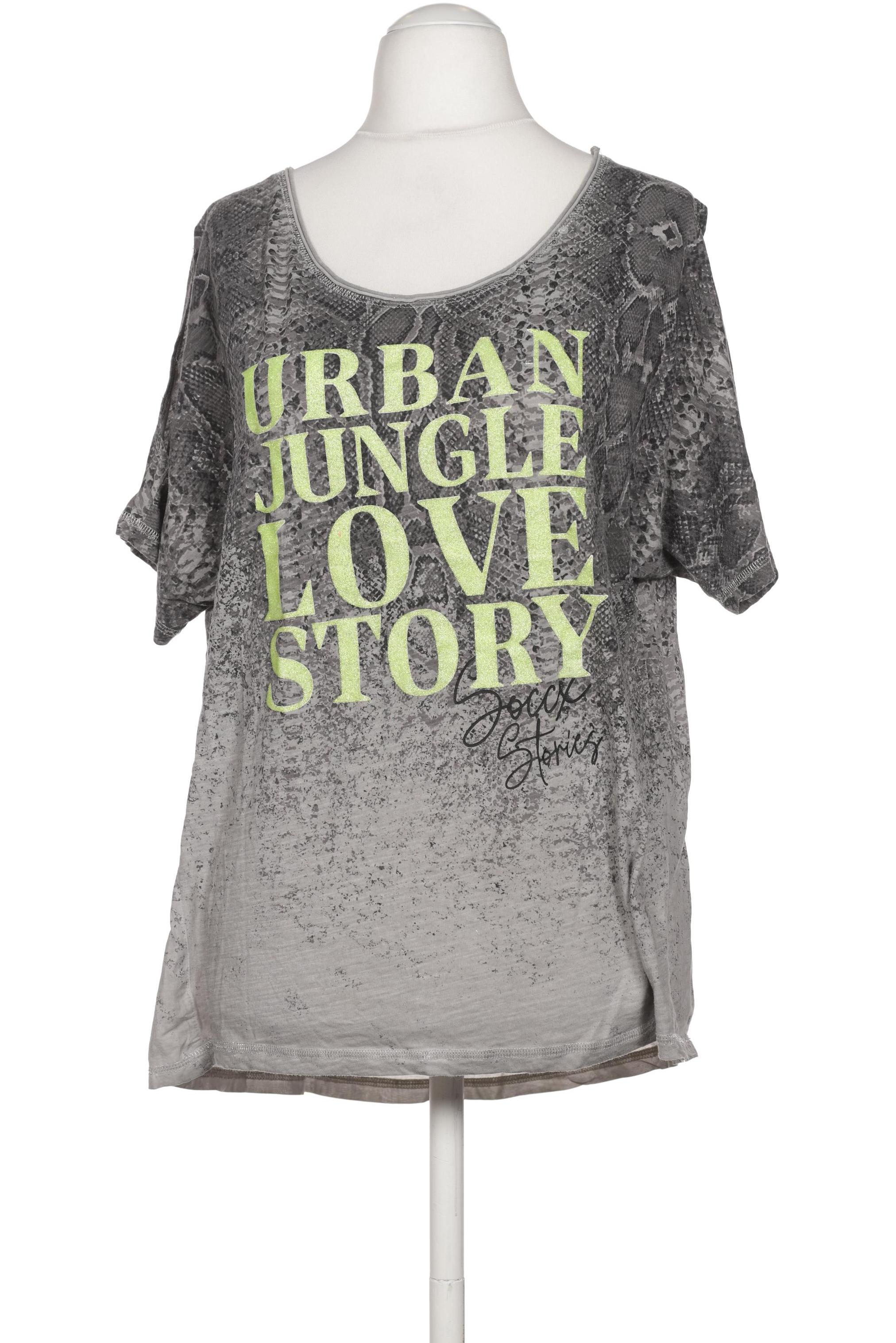 

Soccx Damen T-Shirt, grau, Gr. 38