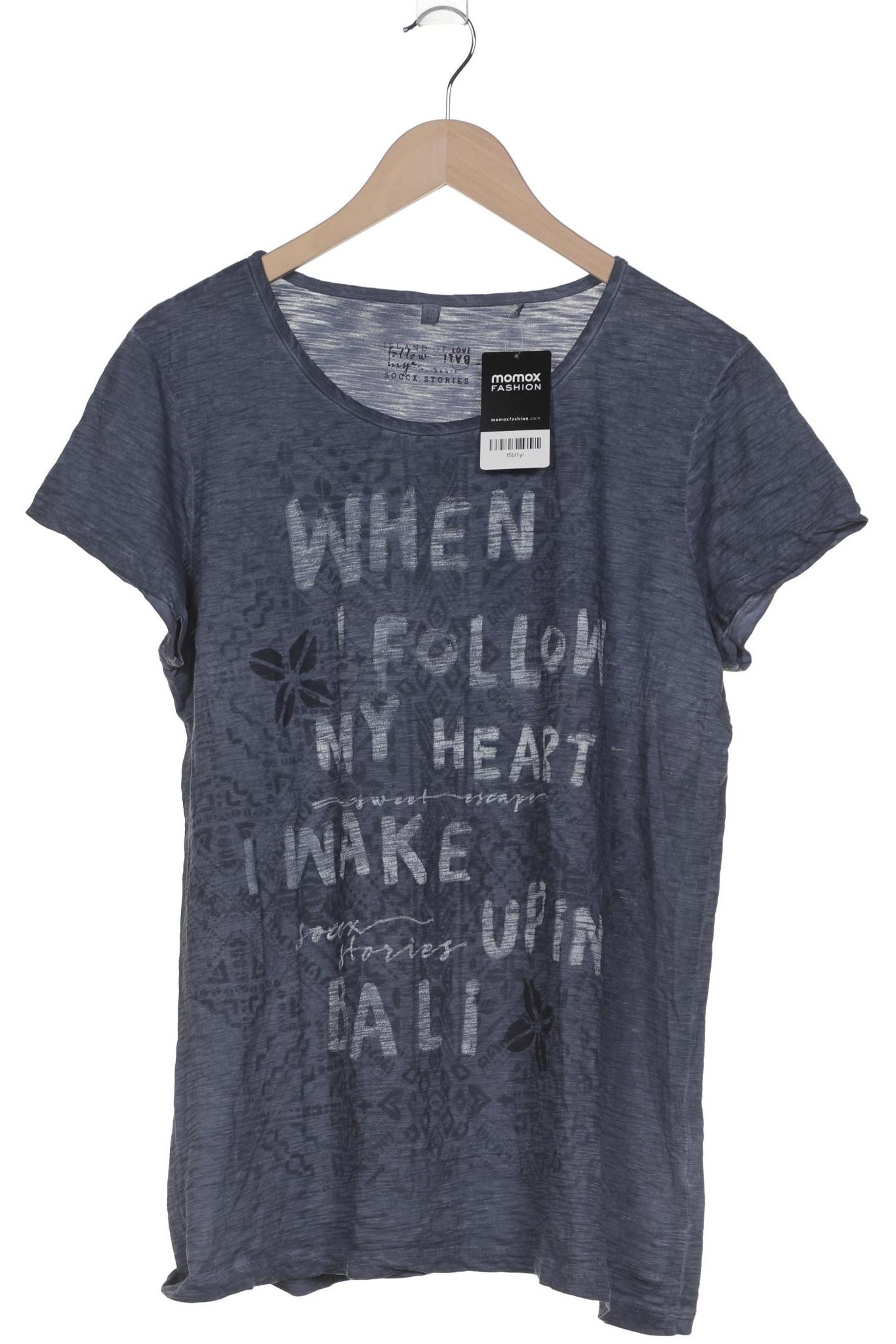 

Soccx Damen T-Shirt, blau, Gr. 42