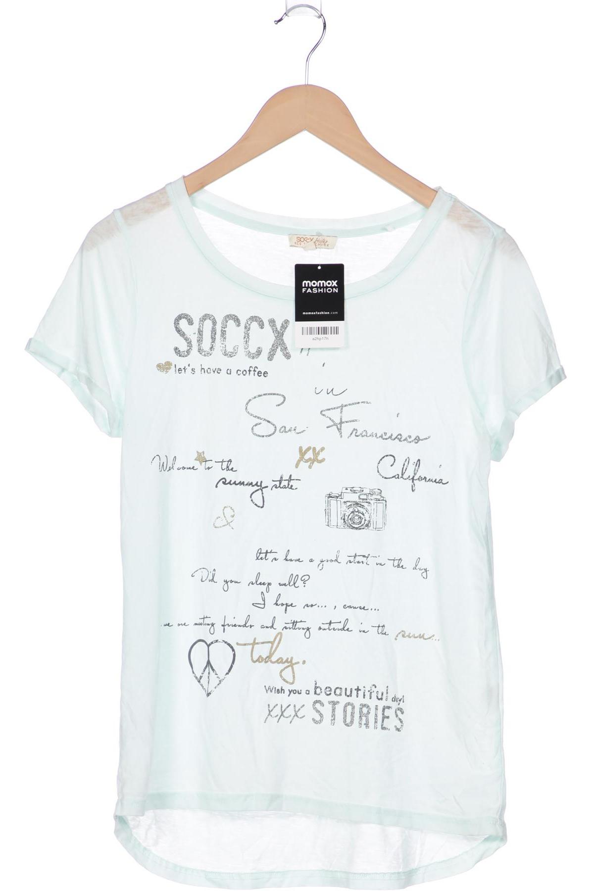

Soccx Damen T-Shirt, hellgrün, Gr. 36
