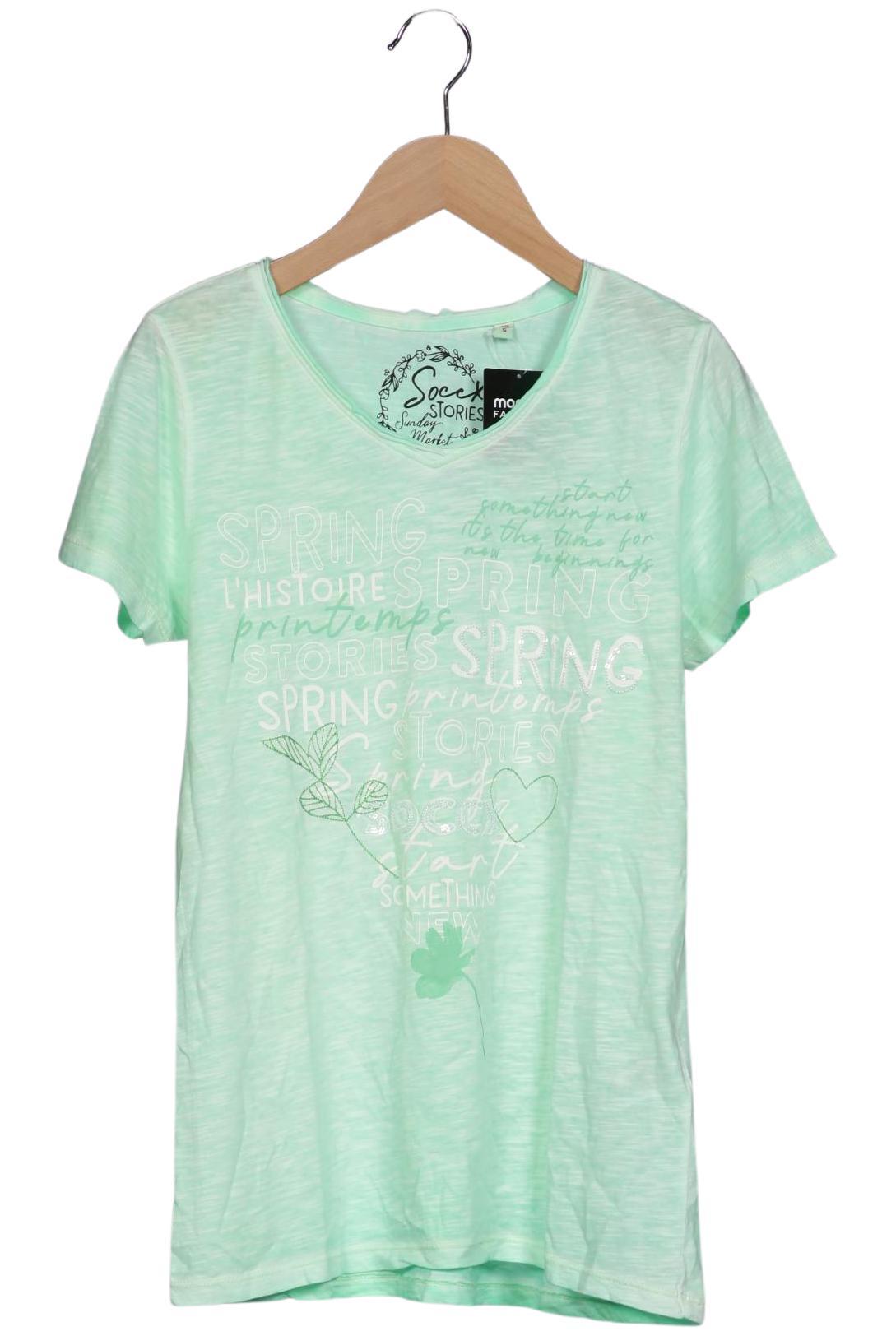 

Soccx Damen T-Shirt, hellgrün, Gr. 36